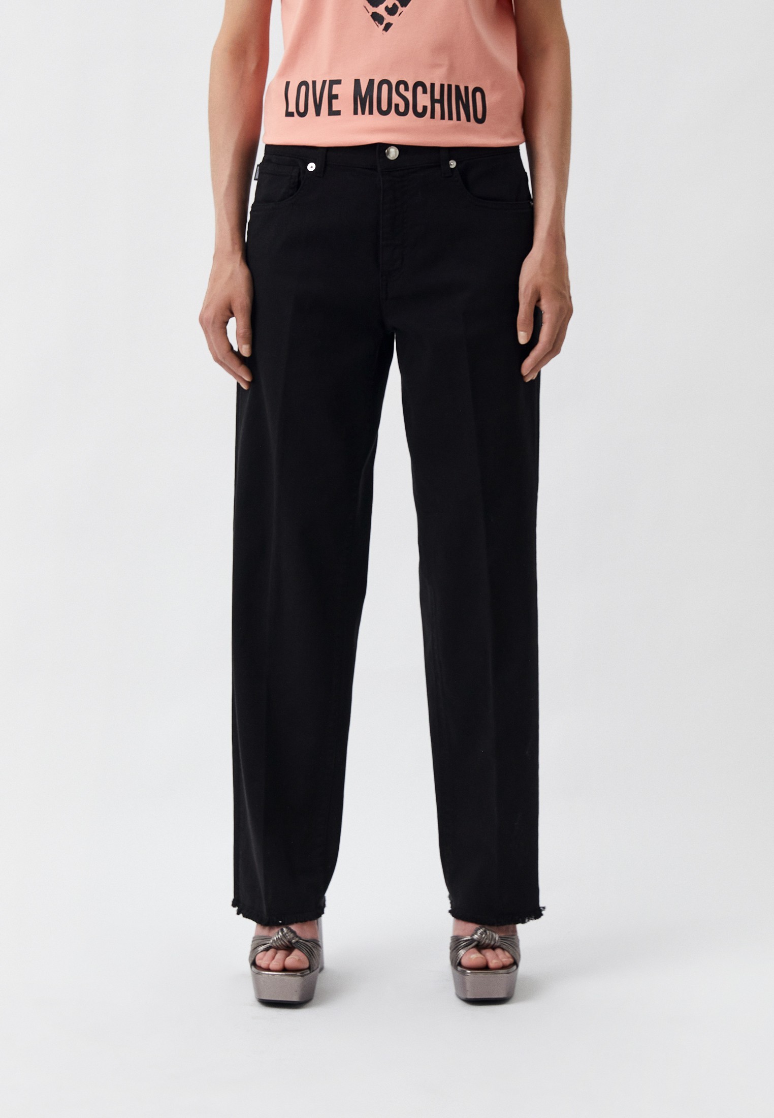 Джинсы Love Moschino, цвет: черный, RTLACS881701 — купить в интернет ...