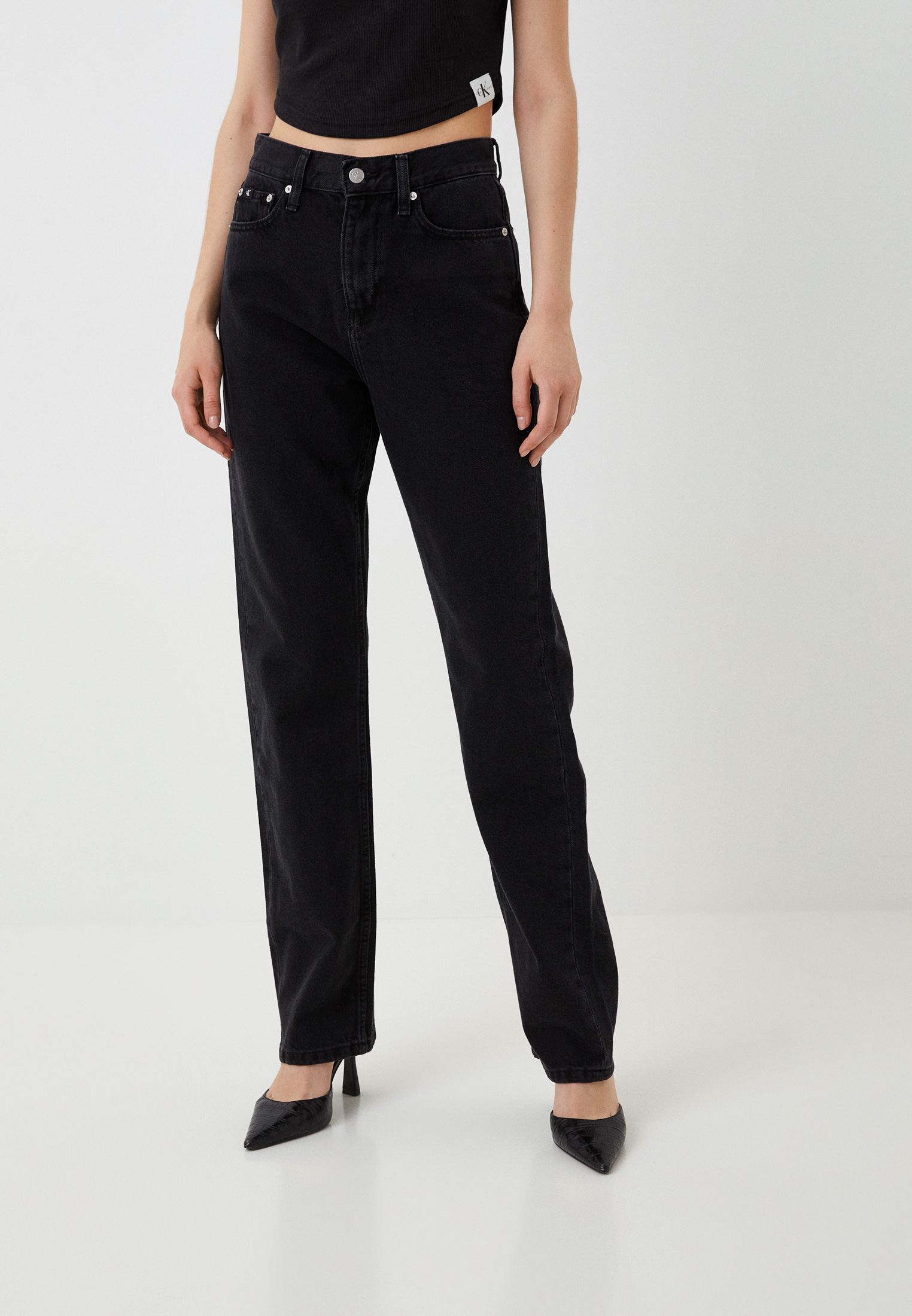 Джинсы Calvin Klein Jeans, цвет: черный, RTLACT004801 — купить в ...