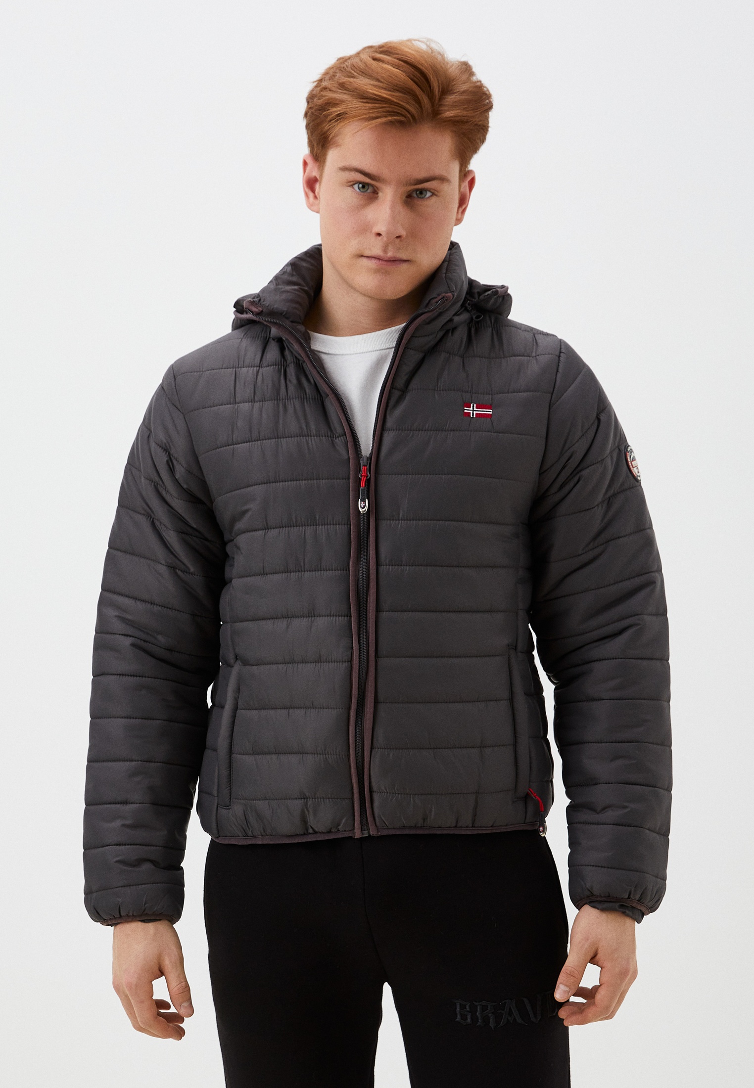 Куртка утепленная Geographical Norway, цвет: коричневый, RTLACT073501 ...