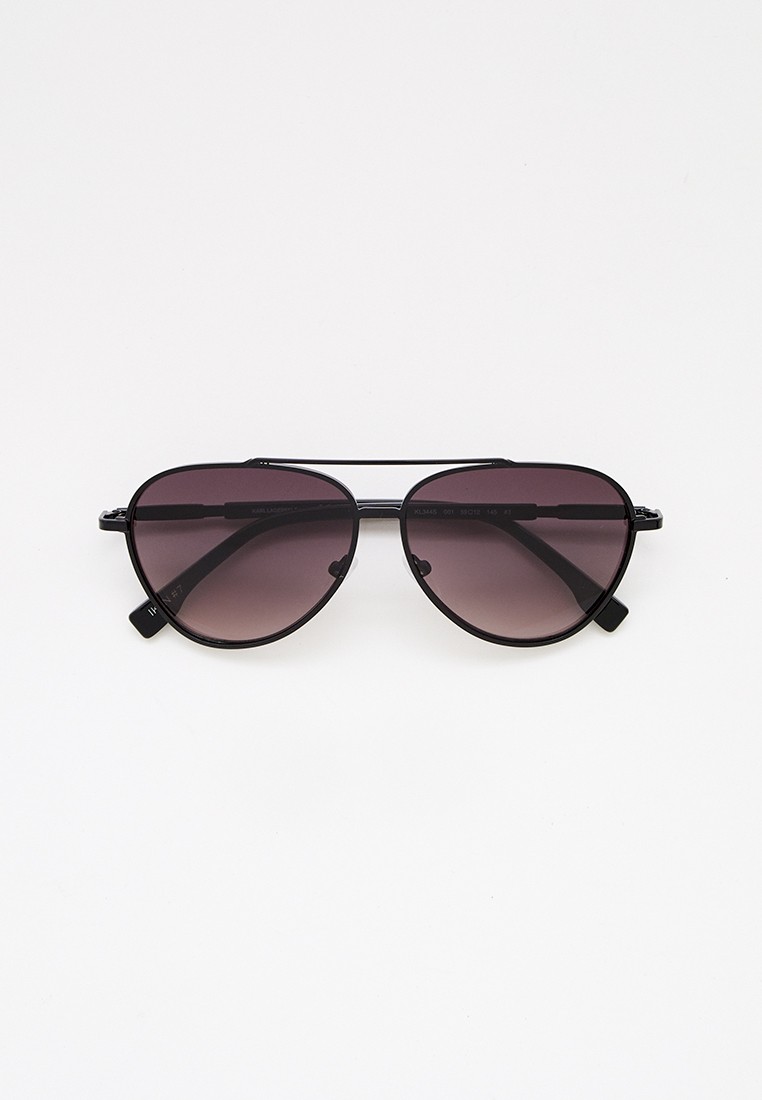 Очки солнцезащитные Karl Lagerfeld KL344S 001, цвет: черный ...