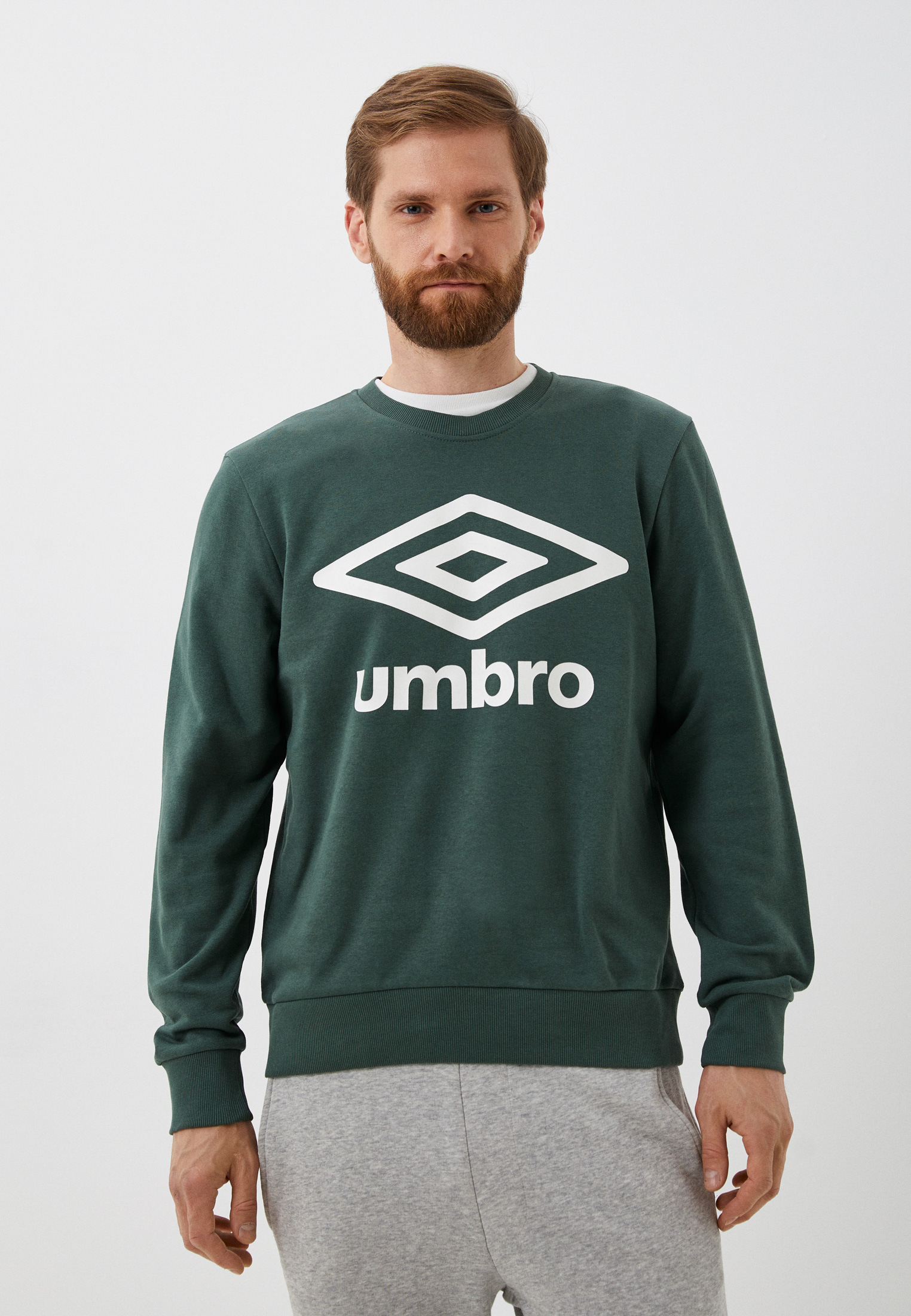 Свитшот Umbro, цвет: бирюзовый, RTLACT330503 — купить в интернет ...