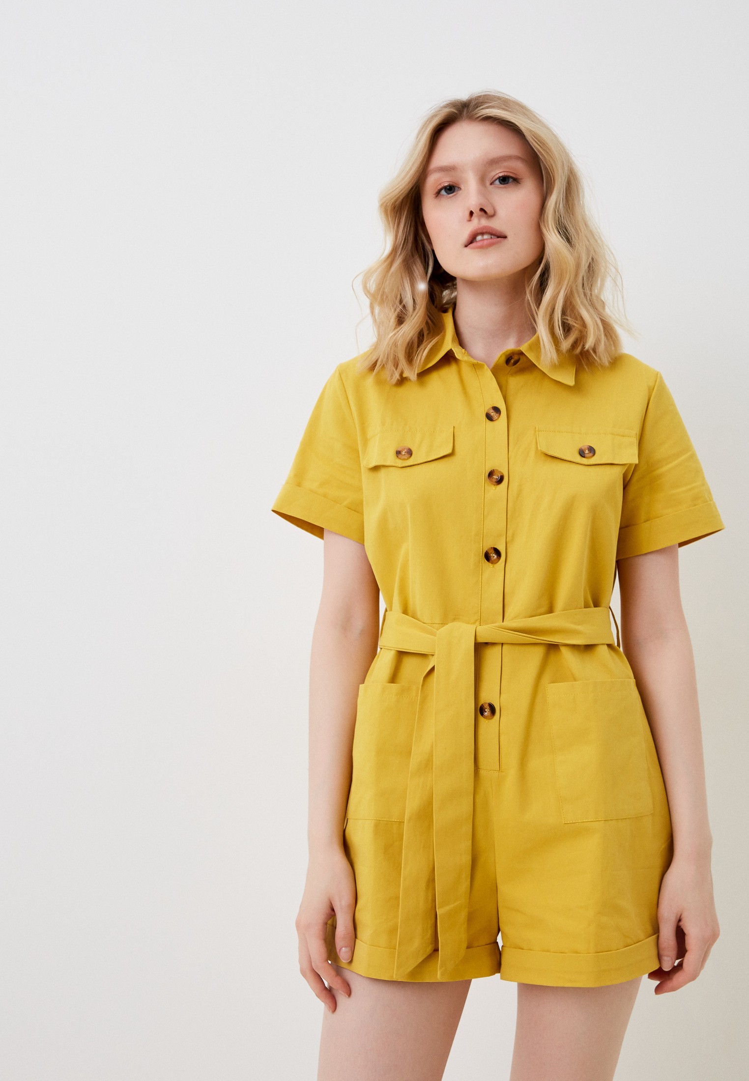 Комбинезон Moda Sincera, цвет: желтый, RTLACT506901 — купить в интернет ...