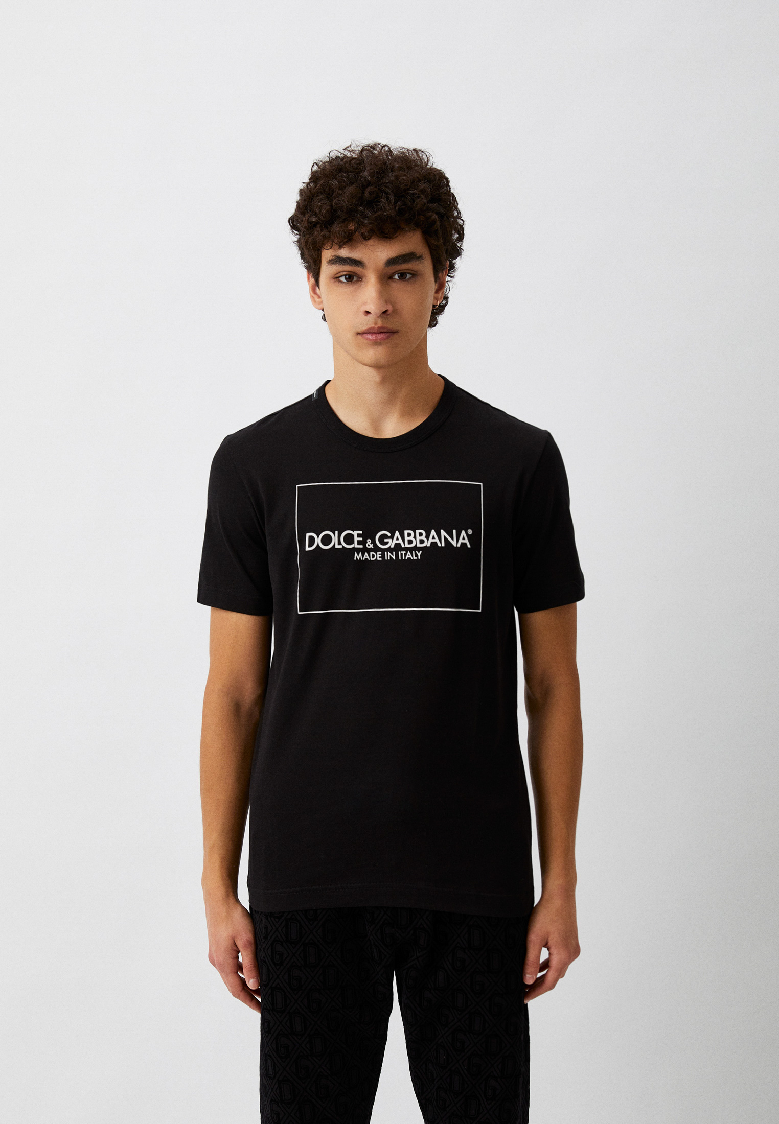 Футболка Dolce&Gabbana, цвет: черный, RTLACT594201 — купить в интернет ...