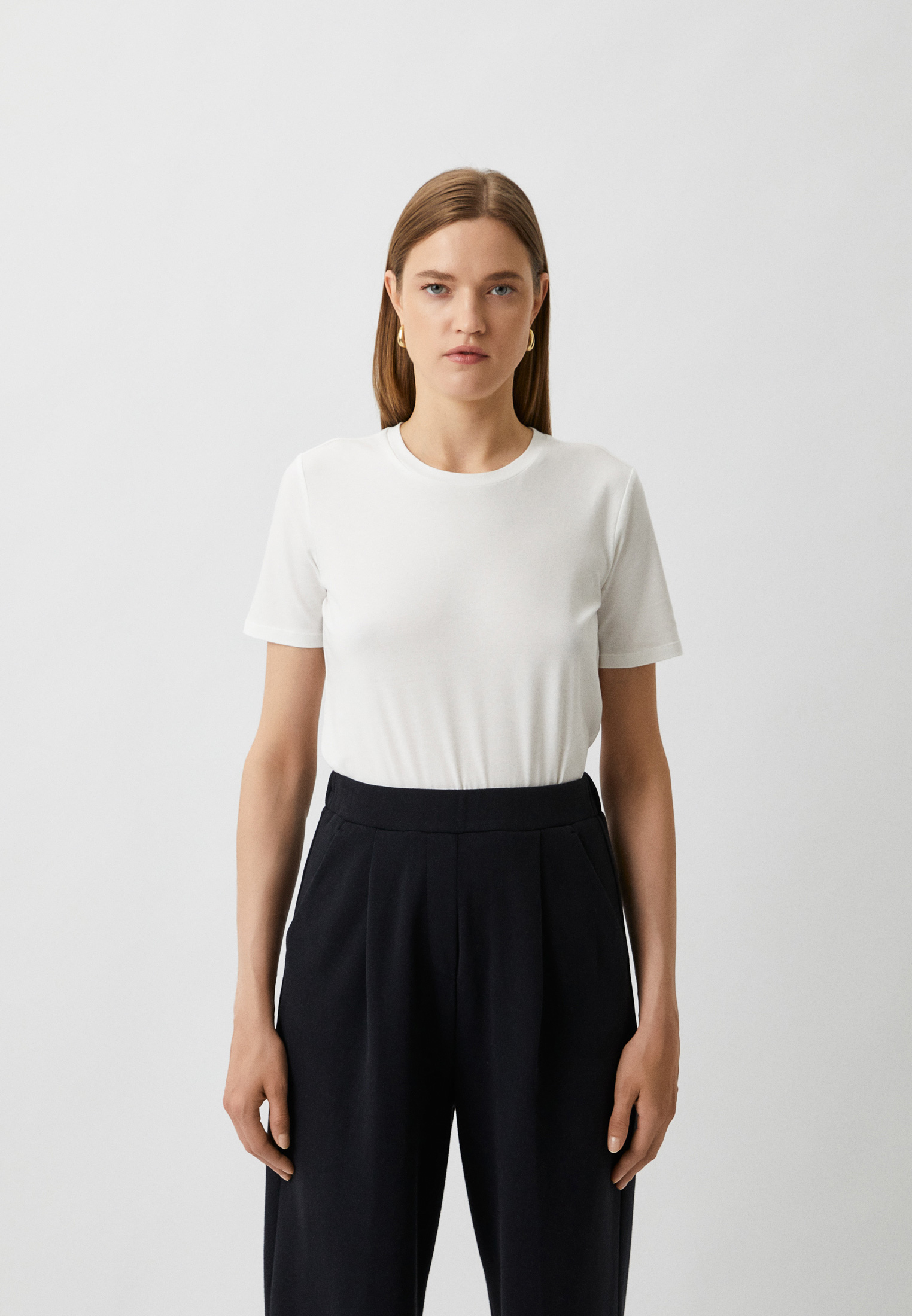 Футболка Max Mara Leisure VAGARE, цвет: белый, RTLACT602101 — купить в ...