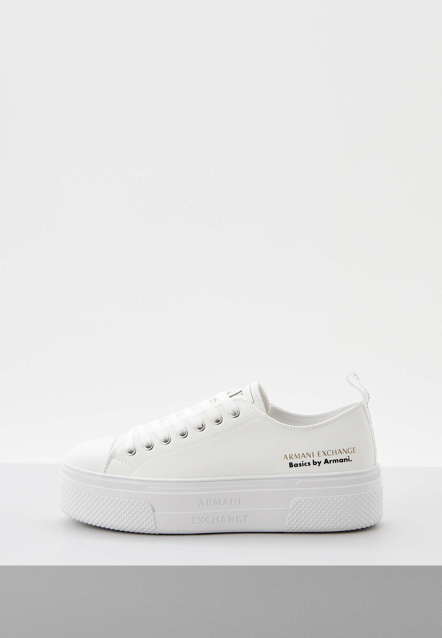 Кеды Armani Exchange, цвет: белый, RTLACT699501 — купить в интернет ...