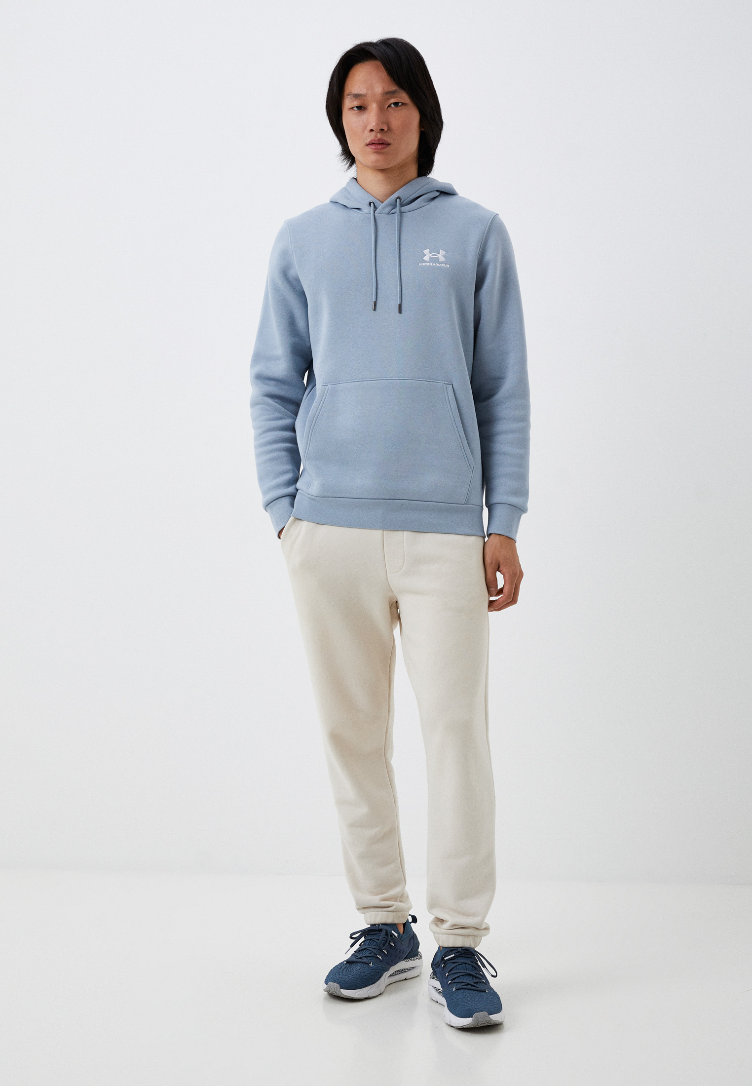 Mens blue under armour hoodie hotsell
