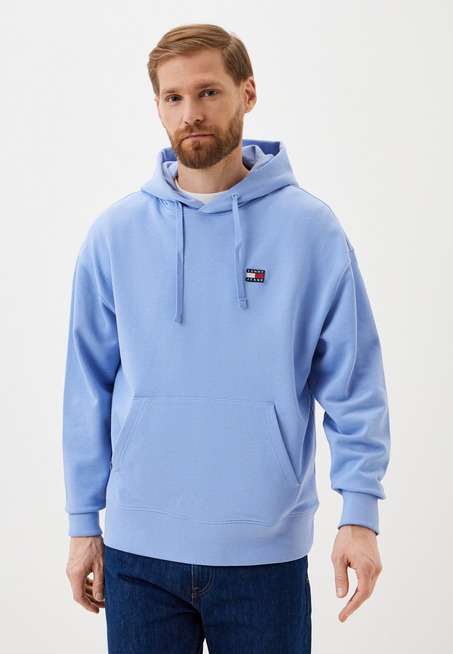 Худи Tommy Jeans, цвет: голубой, RTLACT773102 — купить в интернет ...