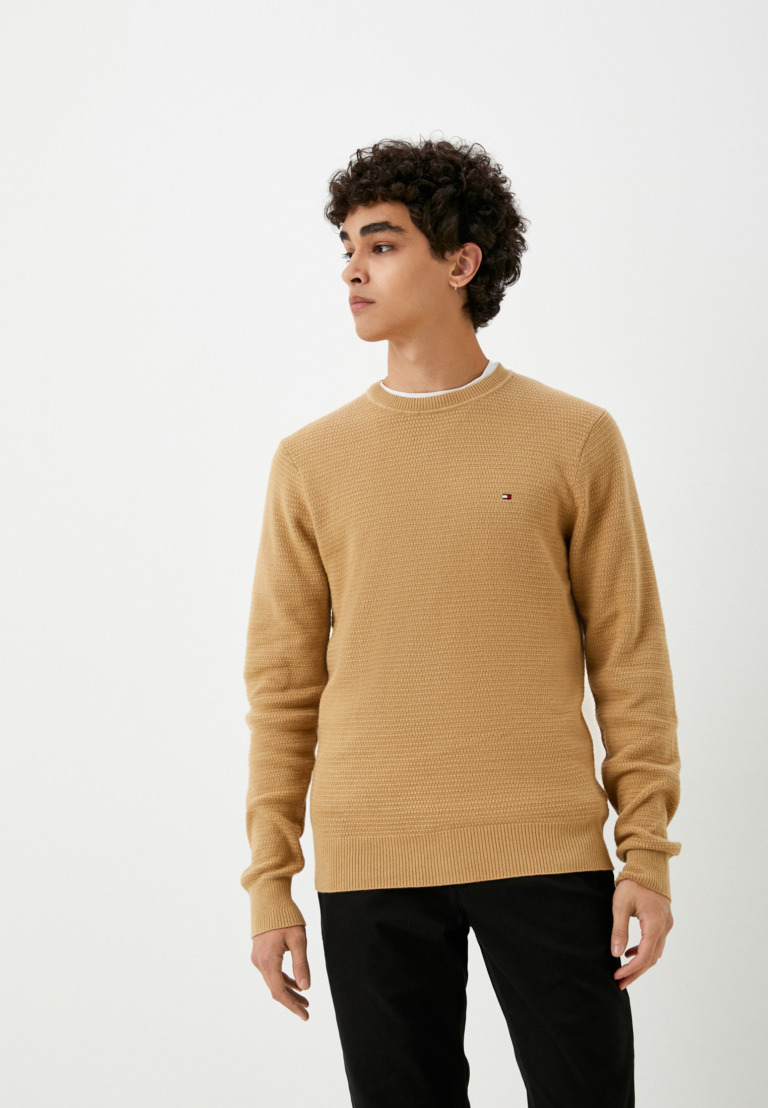 Джемпер Tommy Hilfiger, цвет: бежевый, RTLACT777301 — купить в интернет ...