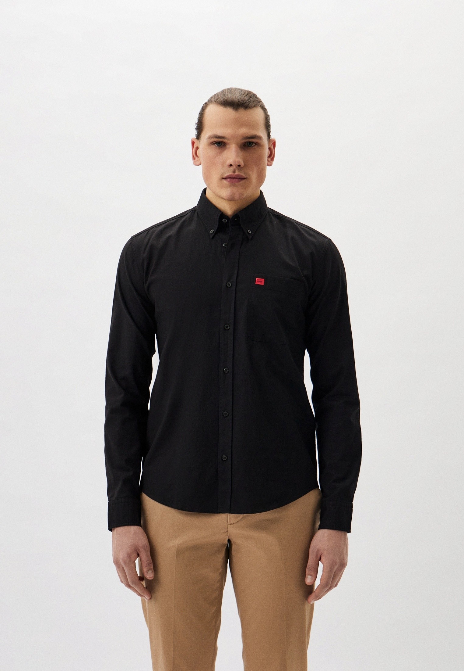 Рубашка Hugo, цвет: черный, RTLACT900401 — купить в интернет-магазине ...