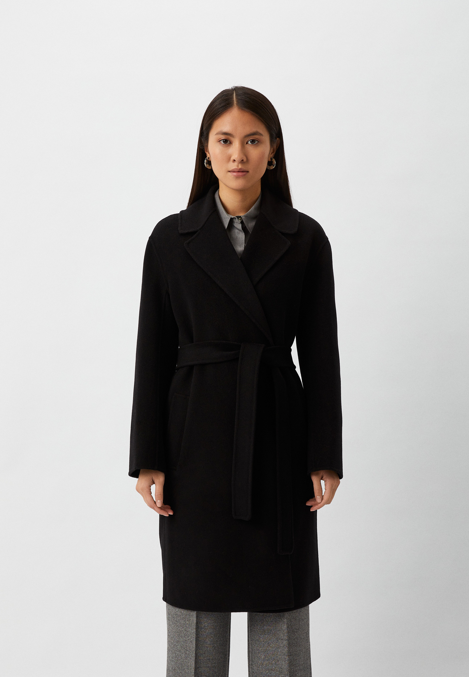 Пальто Pinko, цвет: черный, RTLACU071701 — купить в интернет-магазине ...