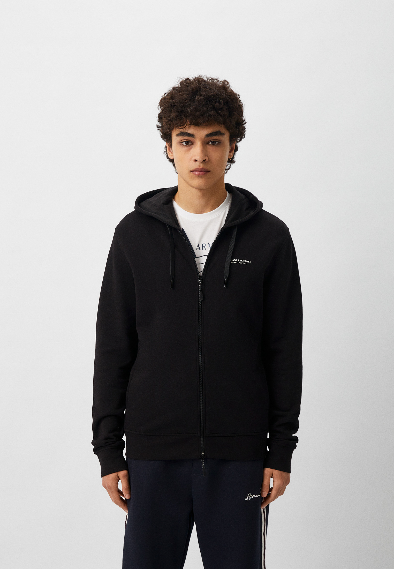 Толстовка Armani Exchange, цвет: черный, RTLACU272601 — купить в ...