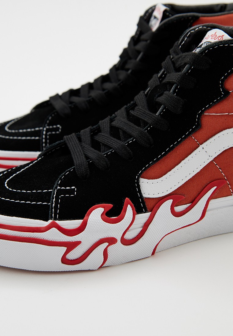 Vans sk8 flame hot sale