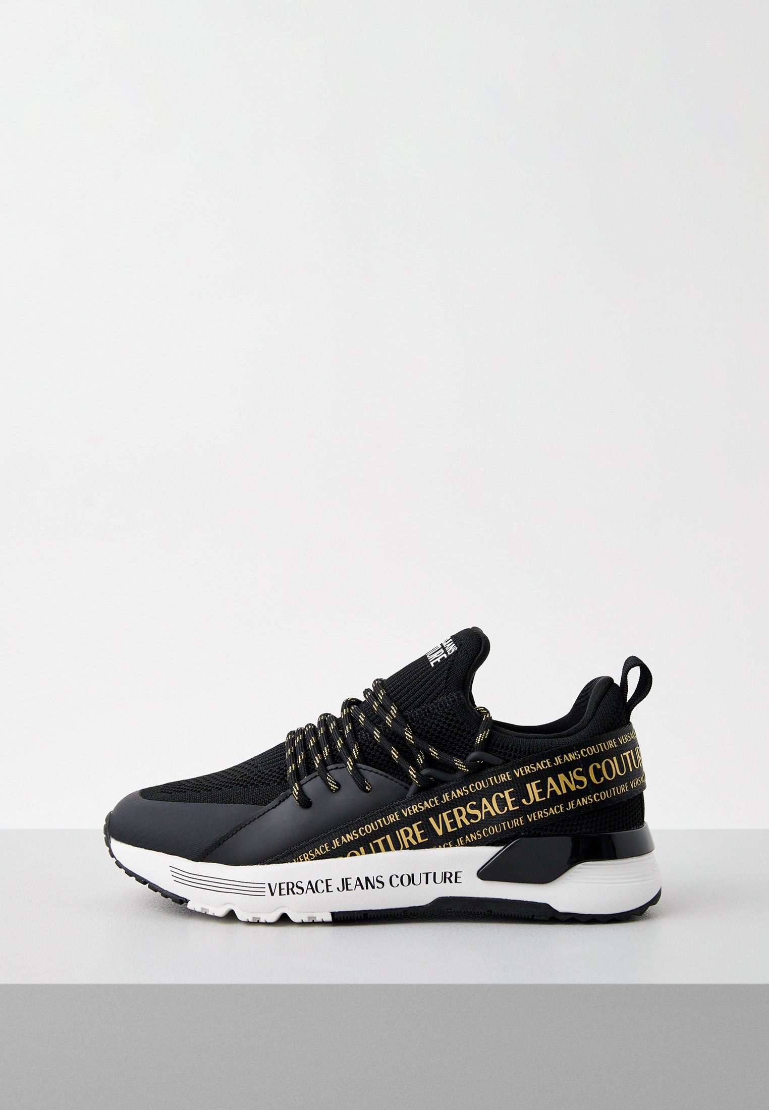 Кроссовки Versace Jeans Couture, цвет: черный, RTLACU305401 — купить в ...