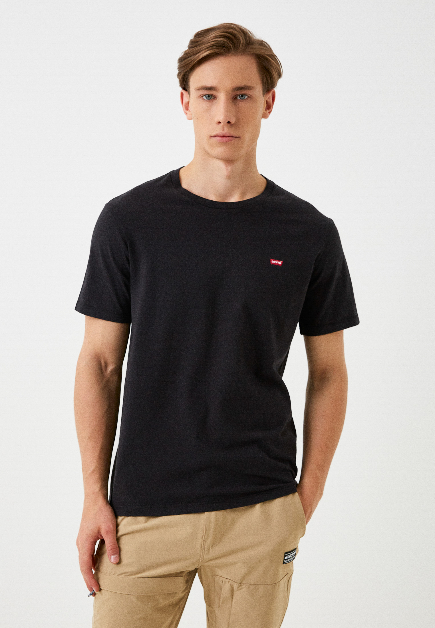 Футболка Levi's®, цвет: черный, RTLACU341801 — купить в интернет ...