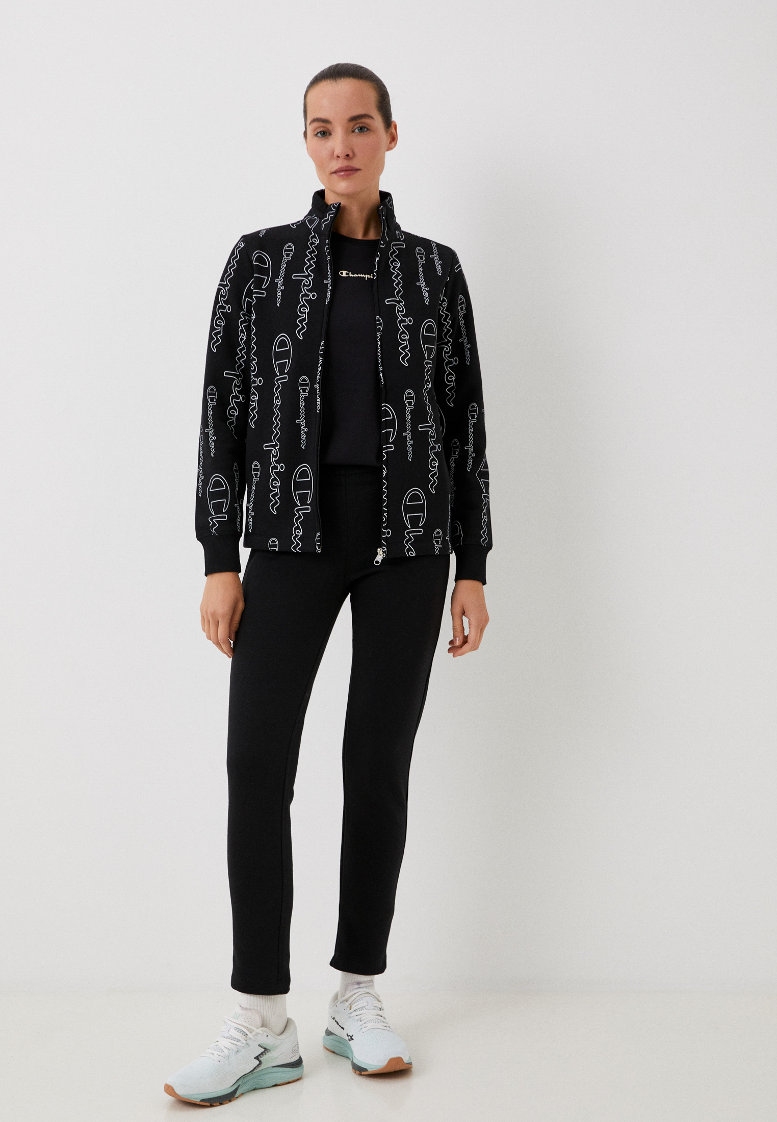 Костюм спортивный Champion, цвет: черный, RTLACU440901 — купить в ...