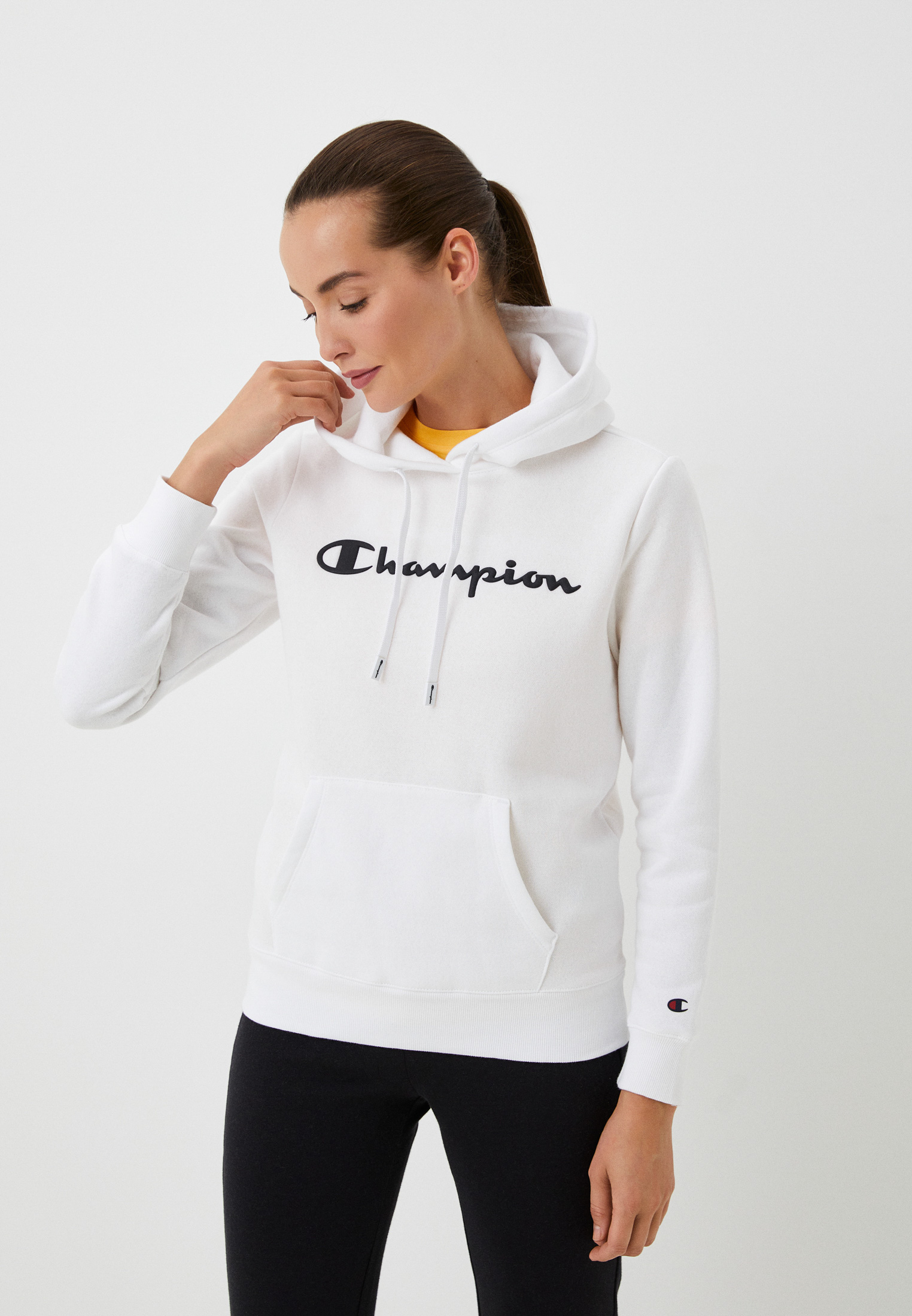 Худи Champion, цвет: белый, RTLACU446701 — купить в интернет-магазине ...