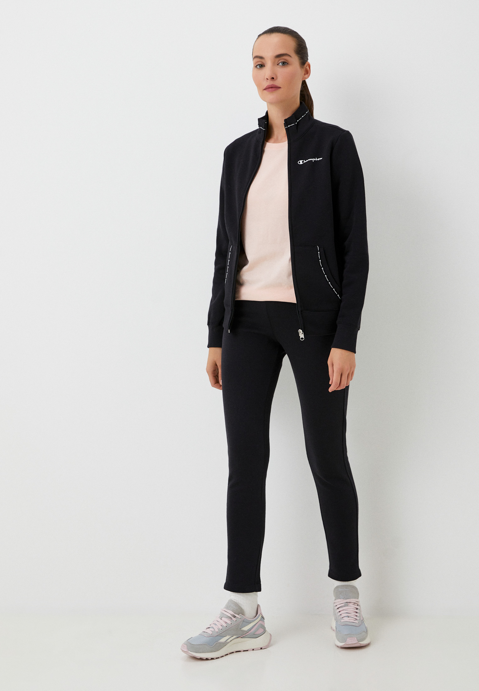 Костюм спортивный Champion, цвет: черный, RTLACU446901 — купить в ...