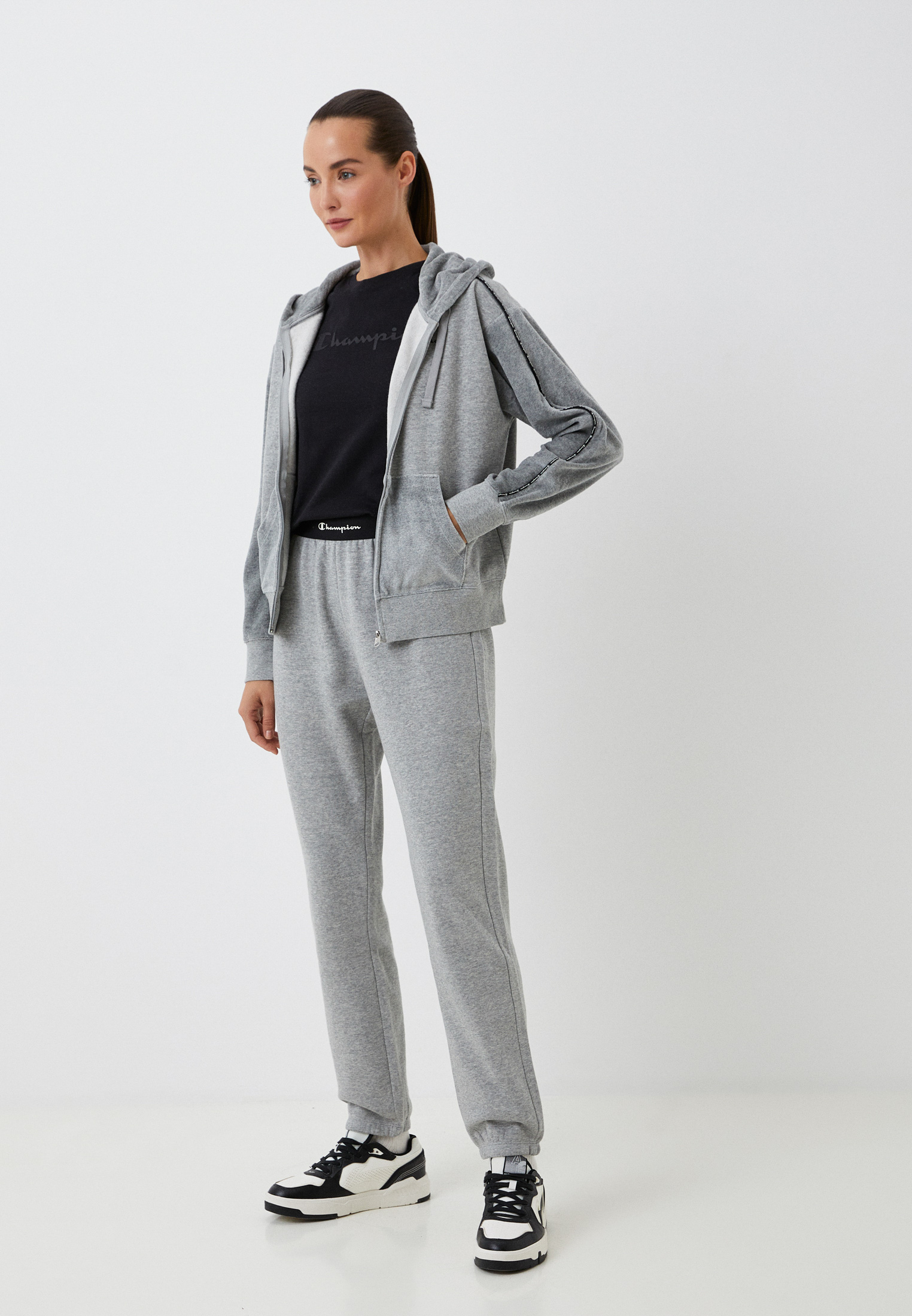 Костюм спортивный Champion, цвет: серый, RTLACU447701 — купить в ...