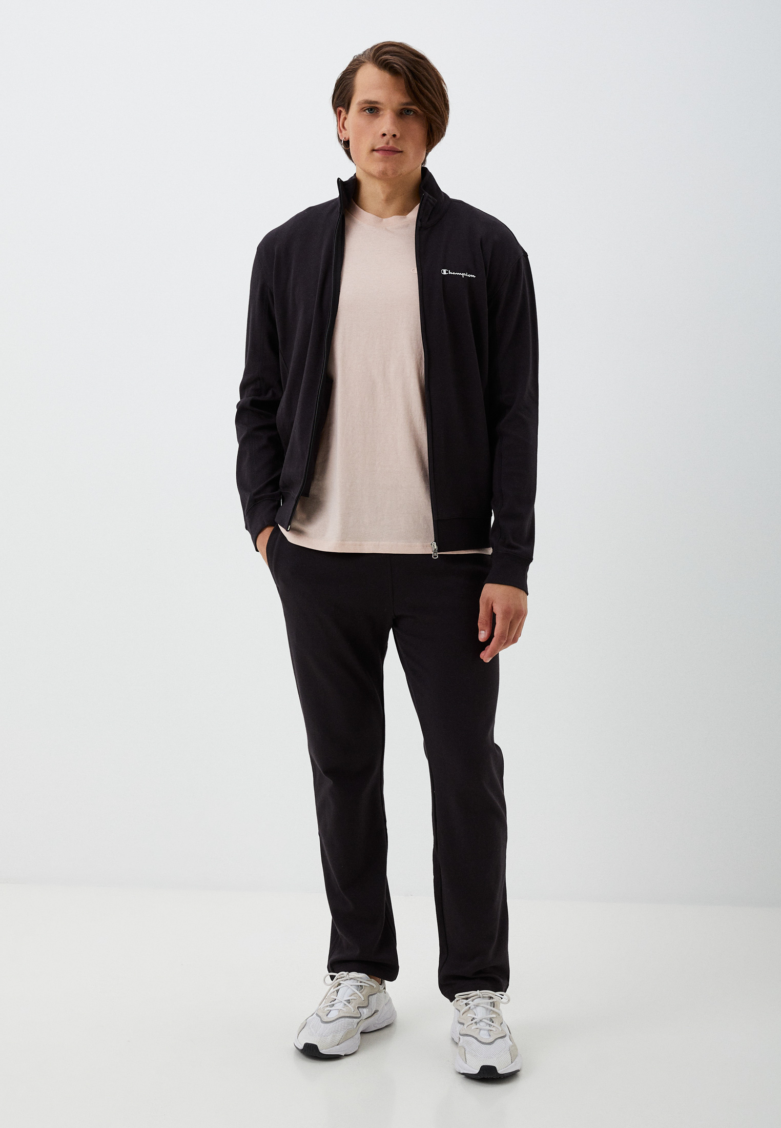 Костюм спортивный Champion, цвет: черный, RTLACU460401 — купить в ...