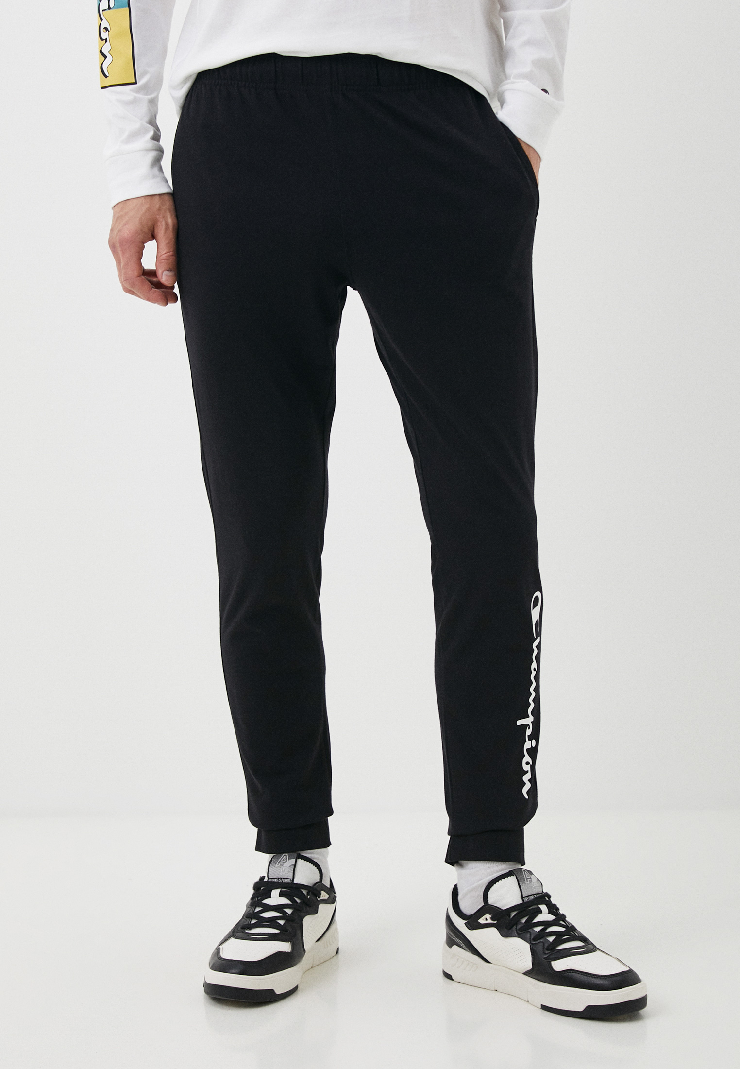 Брюки спортивные Champion, цвет: черный, RTLACU466201 — купить в ...