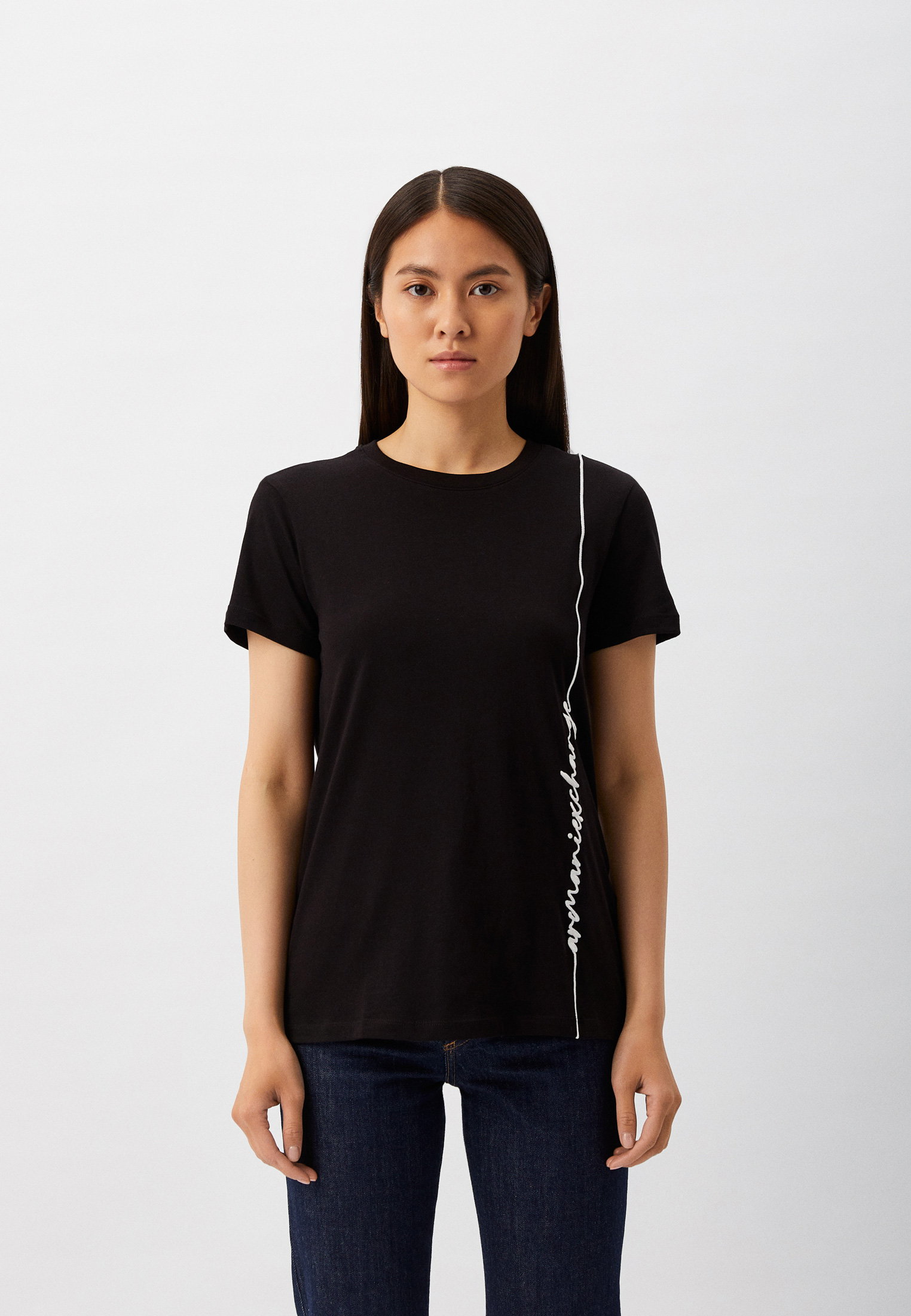 Футболка Armani Exchange, цвет: черный, RTLACU499901 — купить в ...