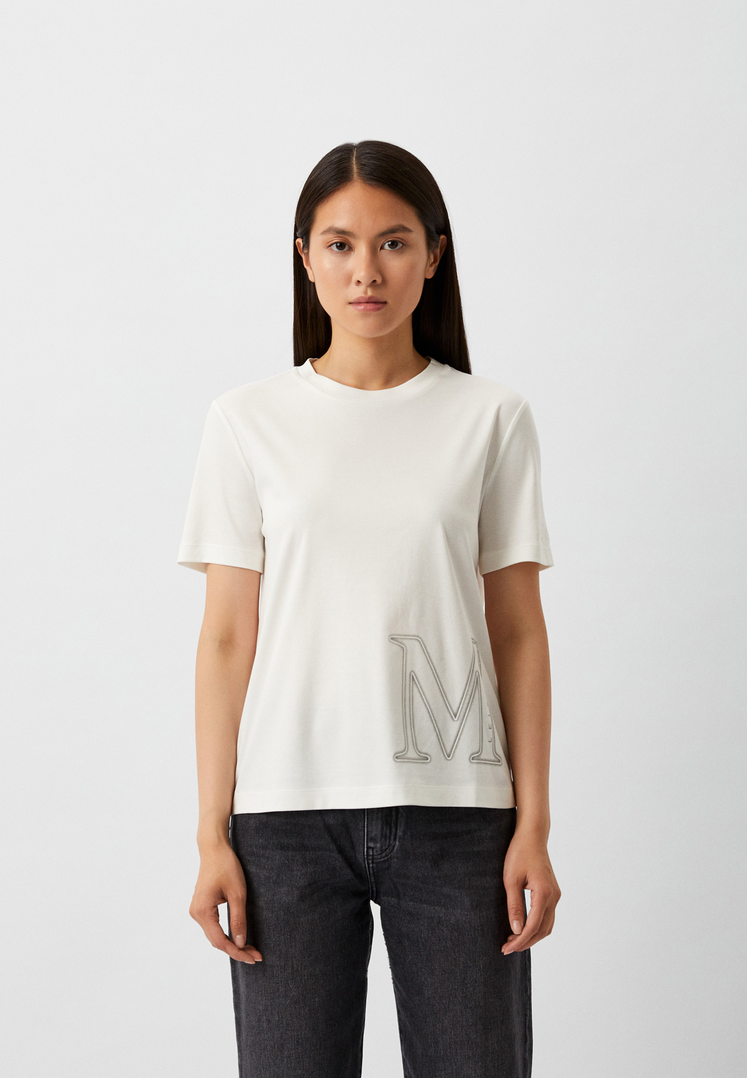 Футболка Max Mara Leisure MONVISO, цвет: белый, RTLACU504801 — купить в ...