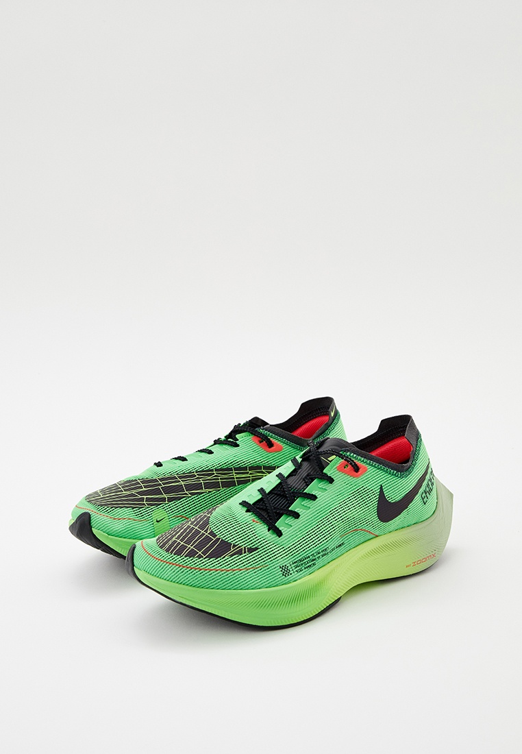 【美品】Nike ZoomX Vaporfly NEXT% 2 26cm Кроссовки Nike NIKE ZOOMX VAPORFLY NEXT% 2, цвет: зеленый