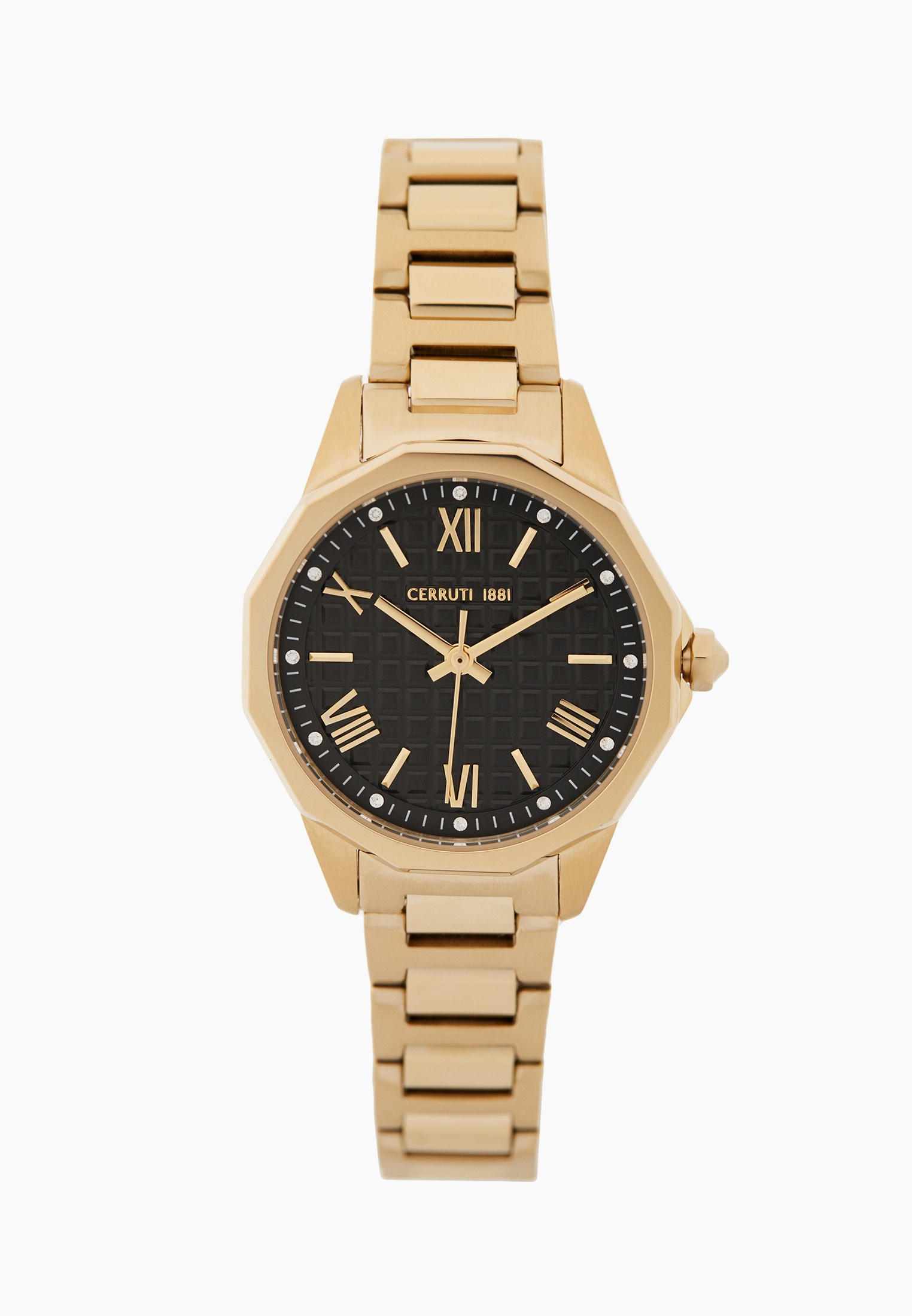 Reloj De Pulsera Cerruti 1881 Analógico Para Hombre Color Plateado Correa Acero Inoxidable con