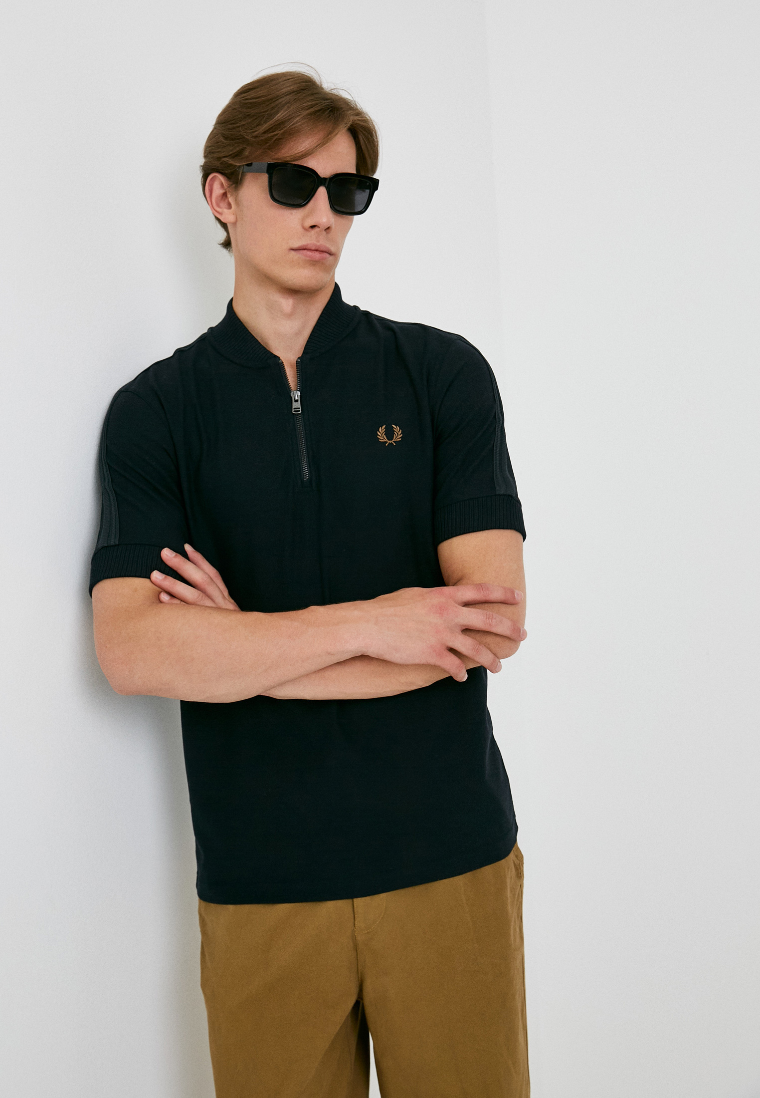 Поло Fred Perry, цвет: синий, RTLACU849901 — купить в интернет-магазине ...