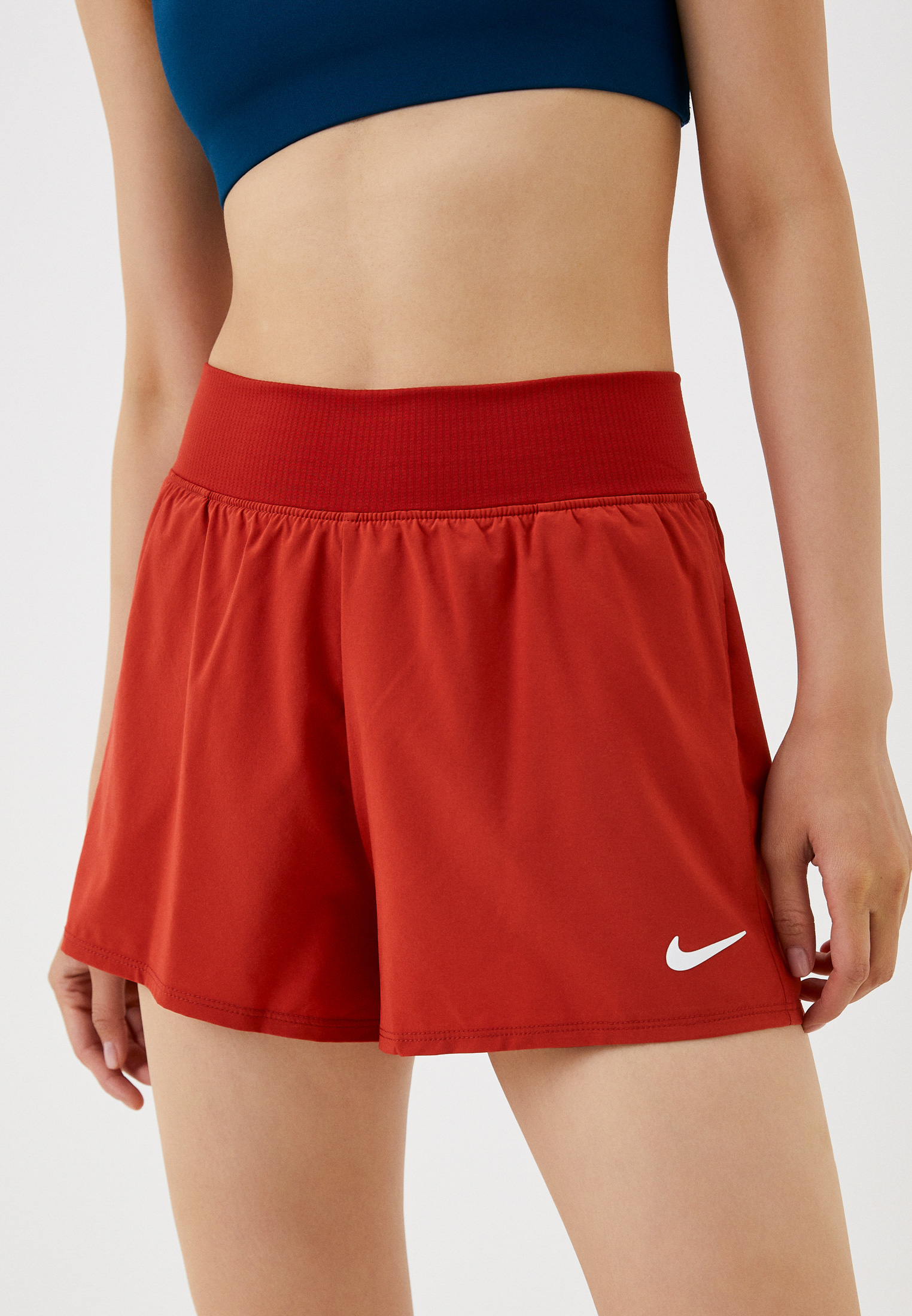Шорты спортивные Nike W NKCT VICTORY FLX SHORT, цвет: коричневый ...