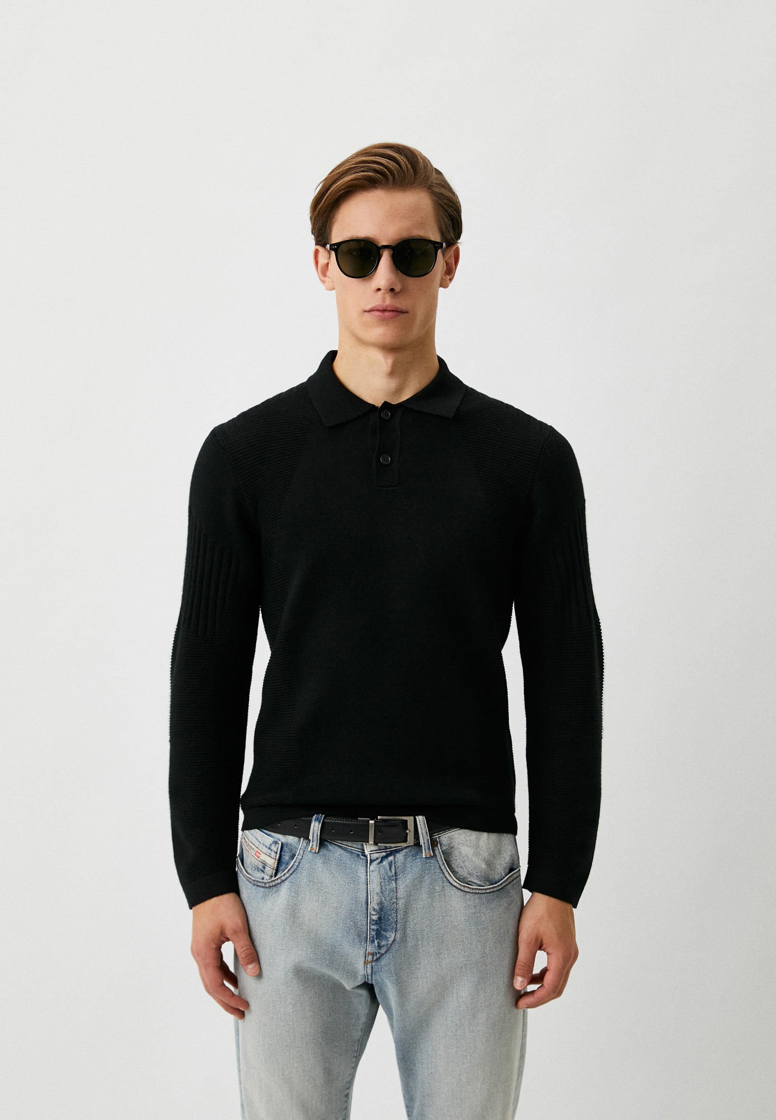 Поло Bikkembergs, цвет: черный, RTLACV409201 — купить в интернет ...