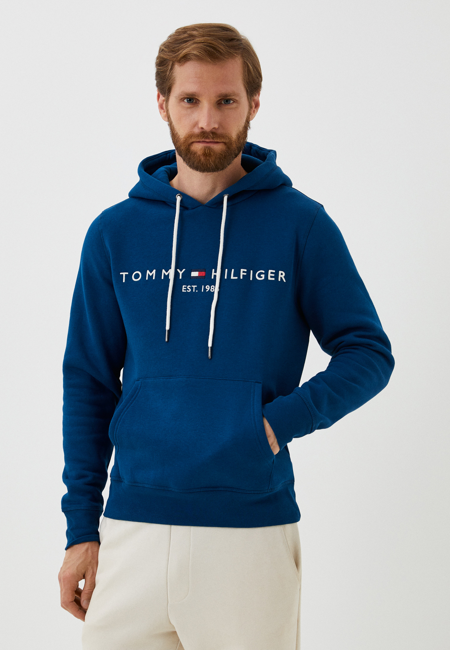 Худи Tommy Hilfiger, цвет: синий, RTLACV485501 — купить в интернет ...