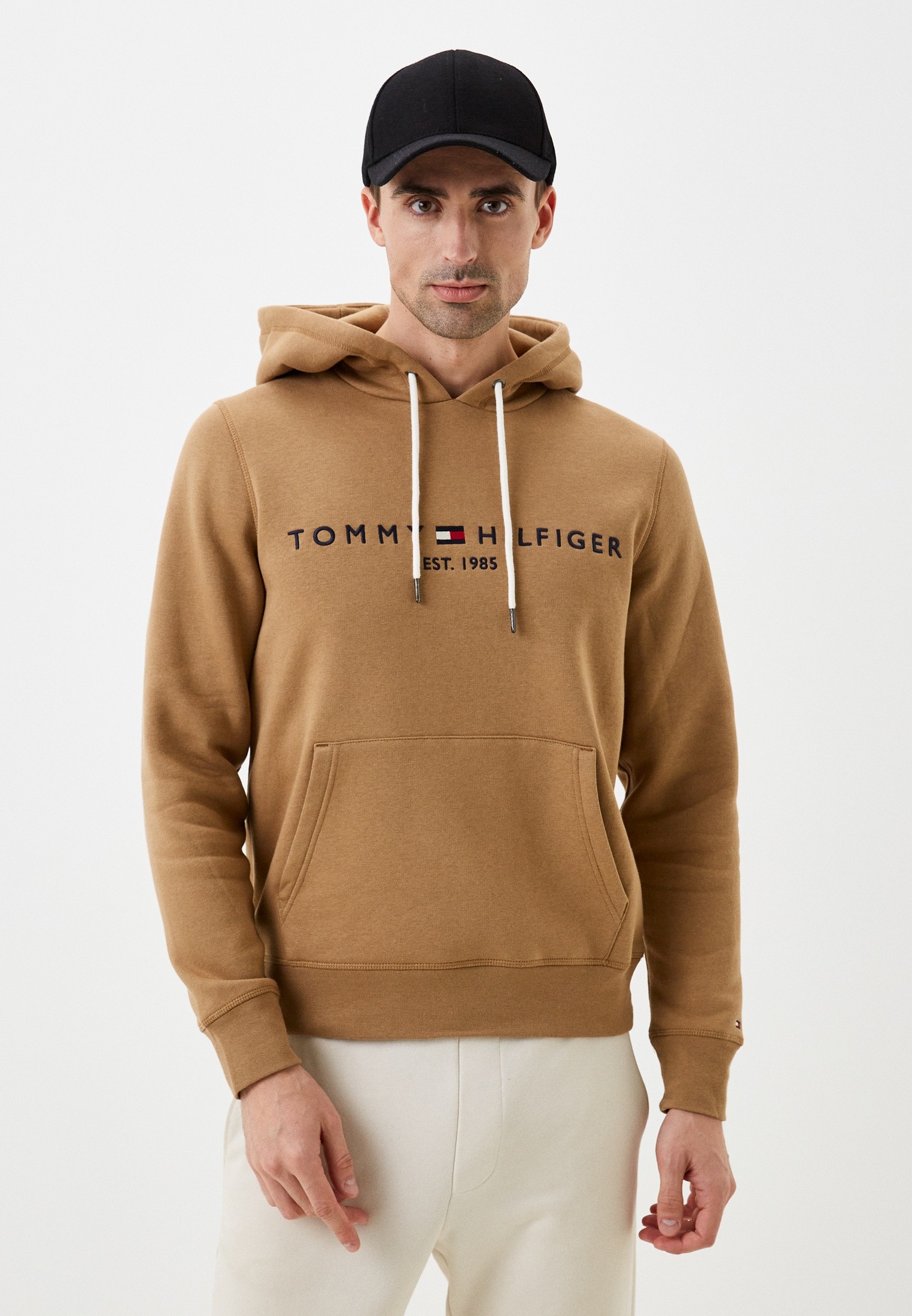 Худи Tommy Hilfiger, цвет: коричневый, RTLACV485601 — купить в интернет ...