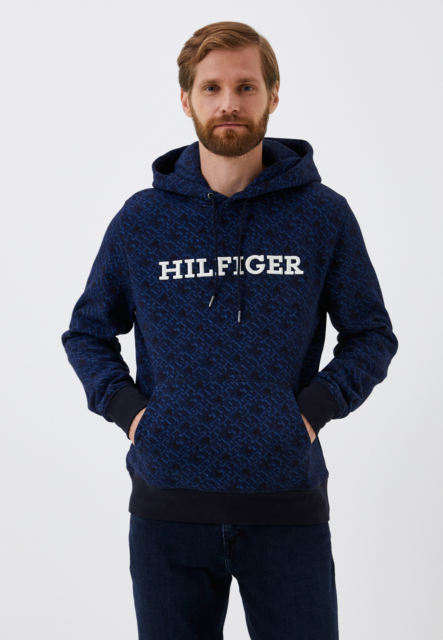 Худи Tommy Hilfiger, цвет: синий, RTLACV487301 — купить в интернет ...