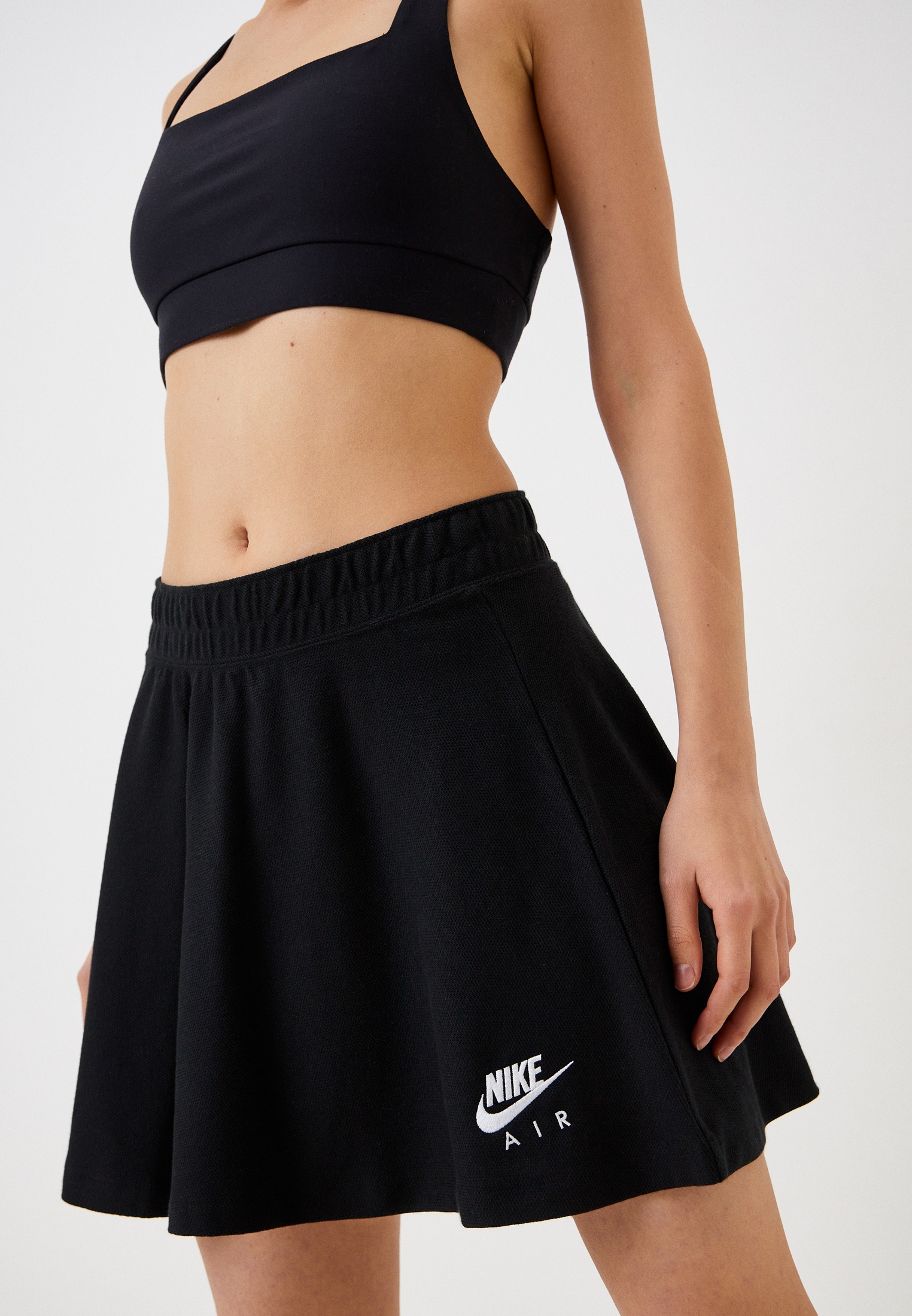 Юбка Nike Wmns NSW Air Pique Skirt, цвет: черный, RTLACV572001 — купить ...