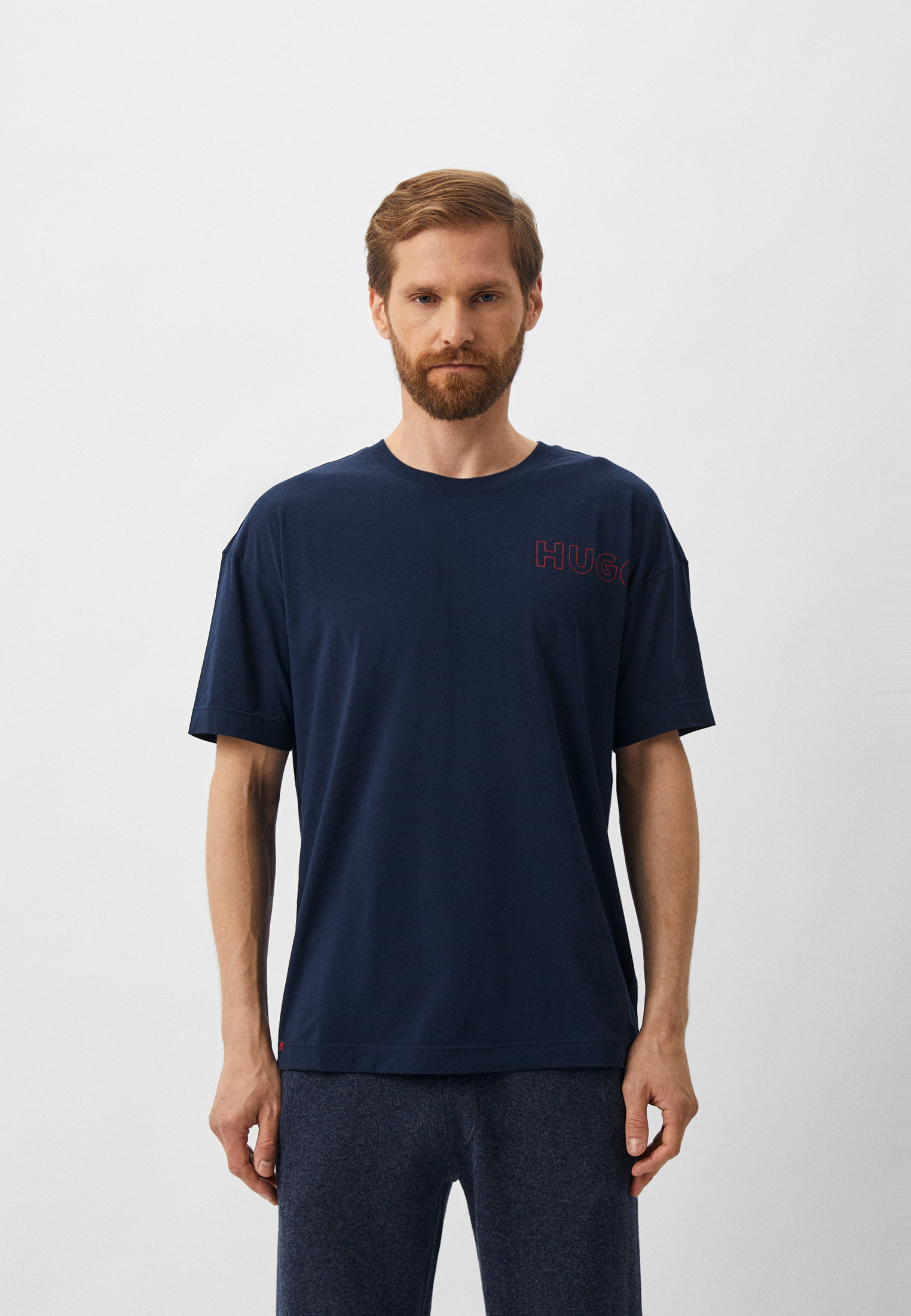 Футболка домашняя Hugo, цвет: синий, RTLACV690201 — купить в интернет ...