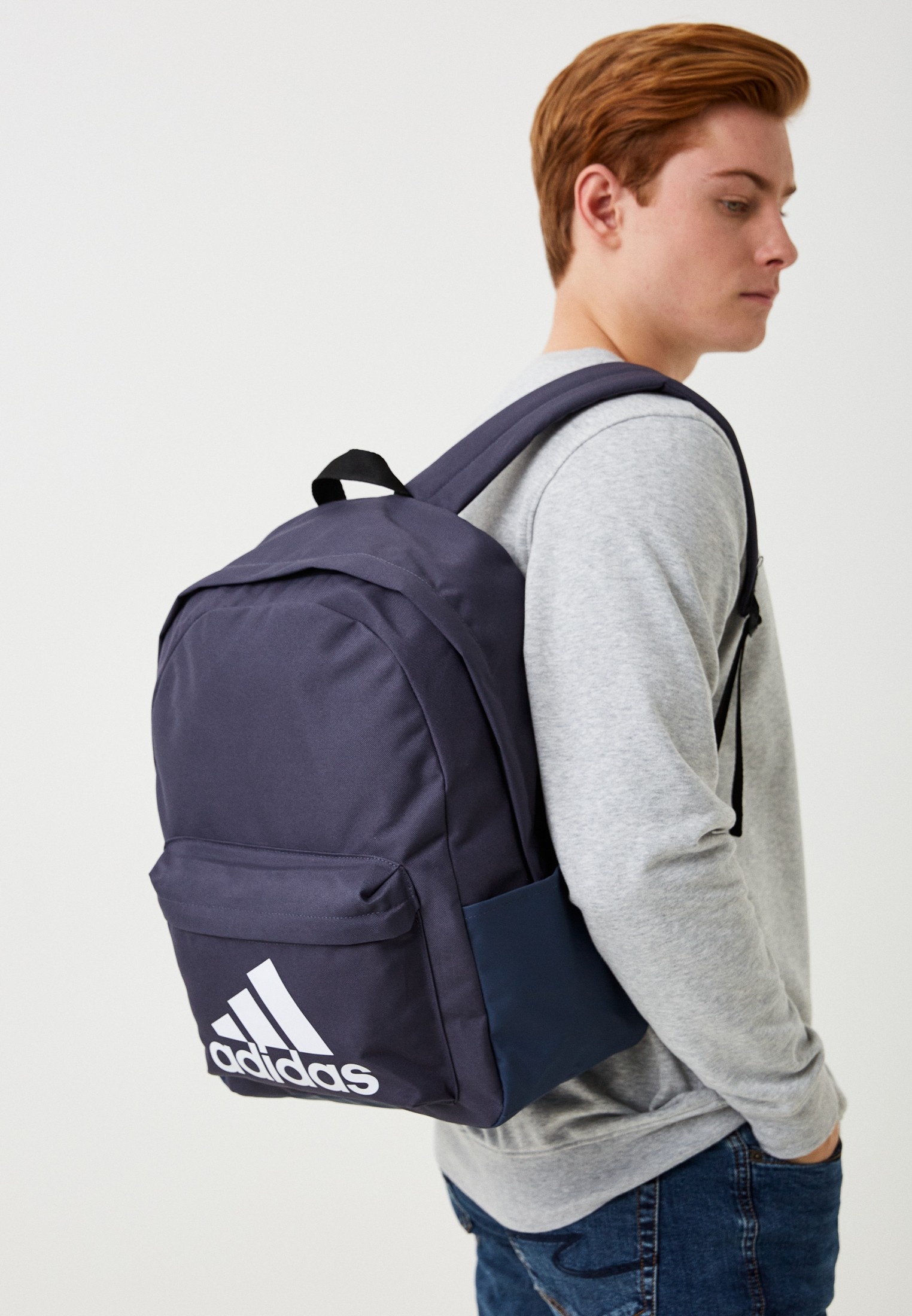 Adidas big logo backpack store