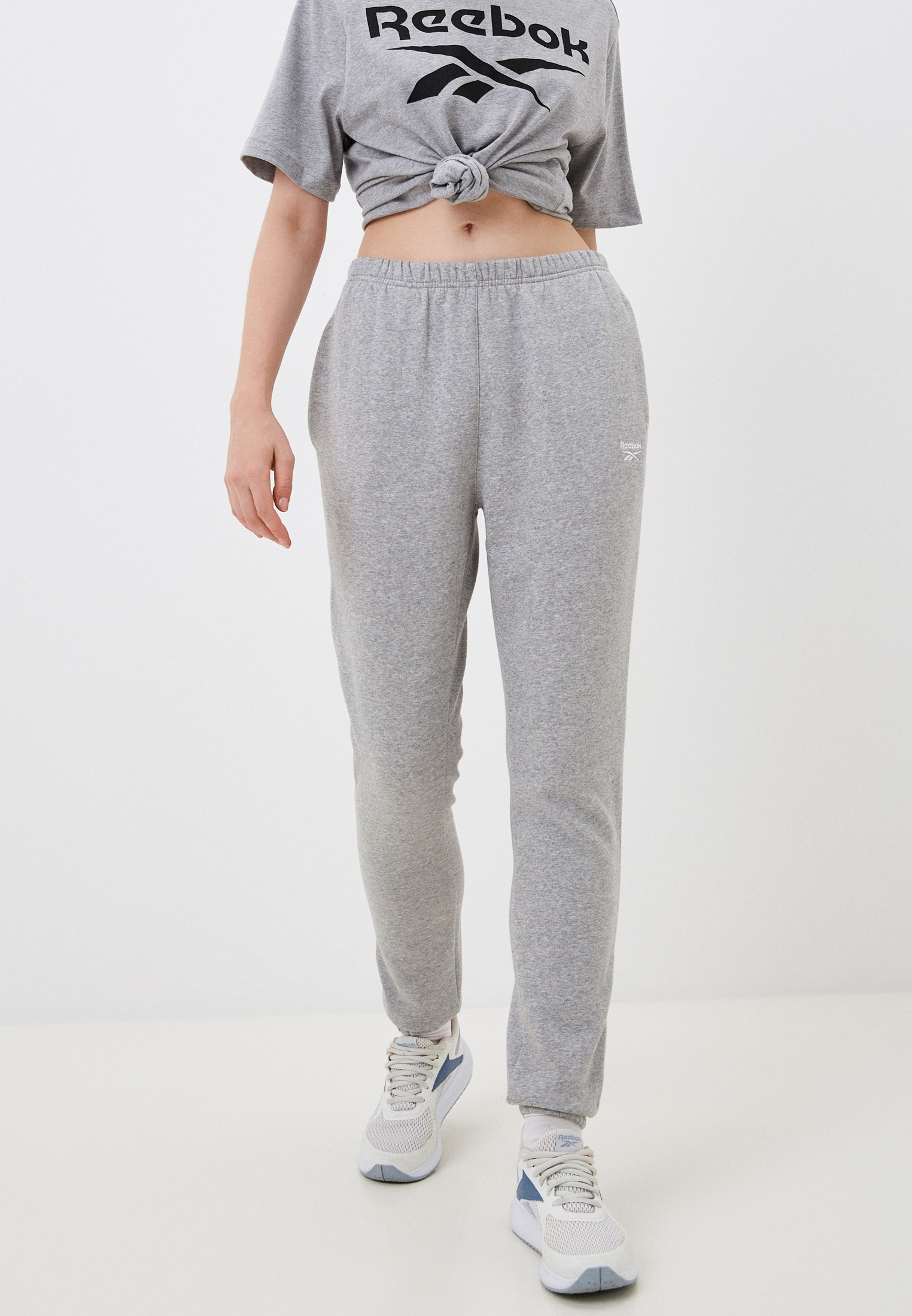 Reebok брюки спортивные te FLC Cuffed Pant