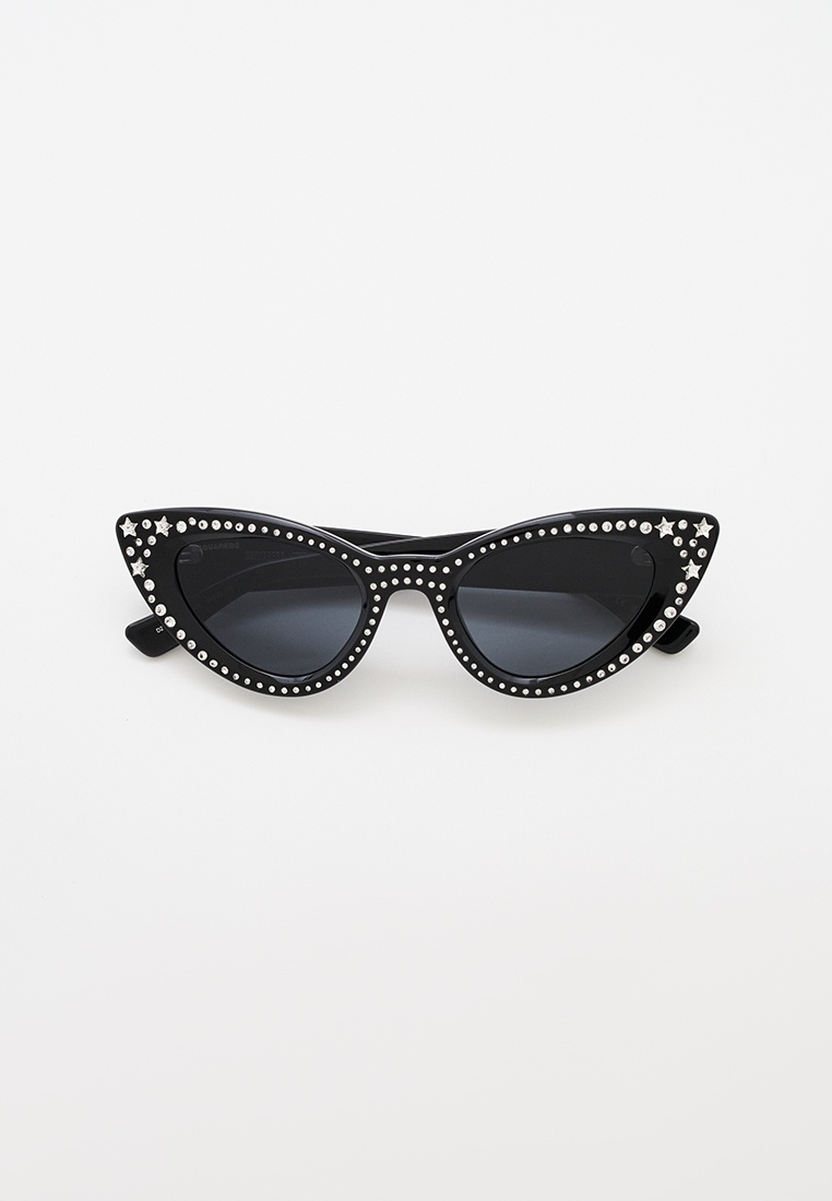 Очки солнцезащитные Dsquared2 D2 0092/N/S 807, цвет: черный ...