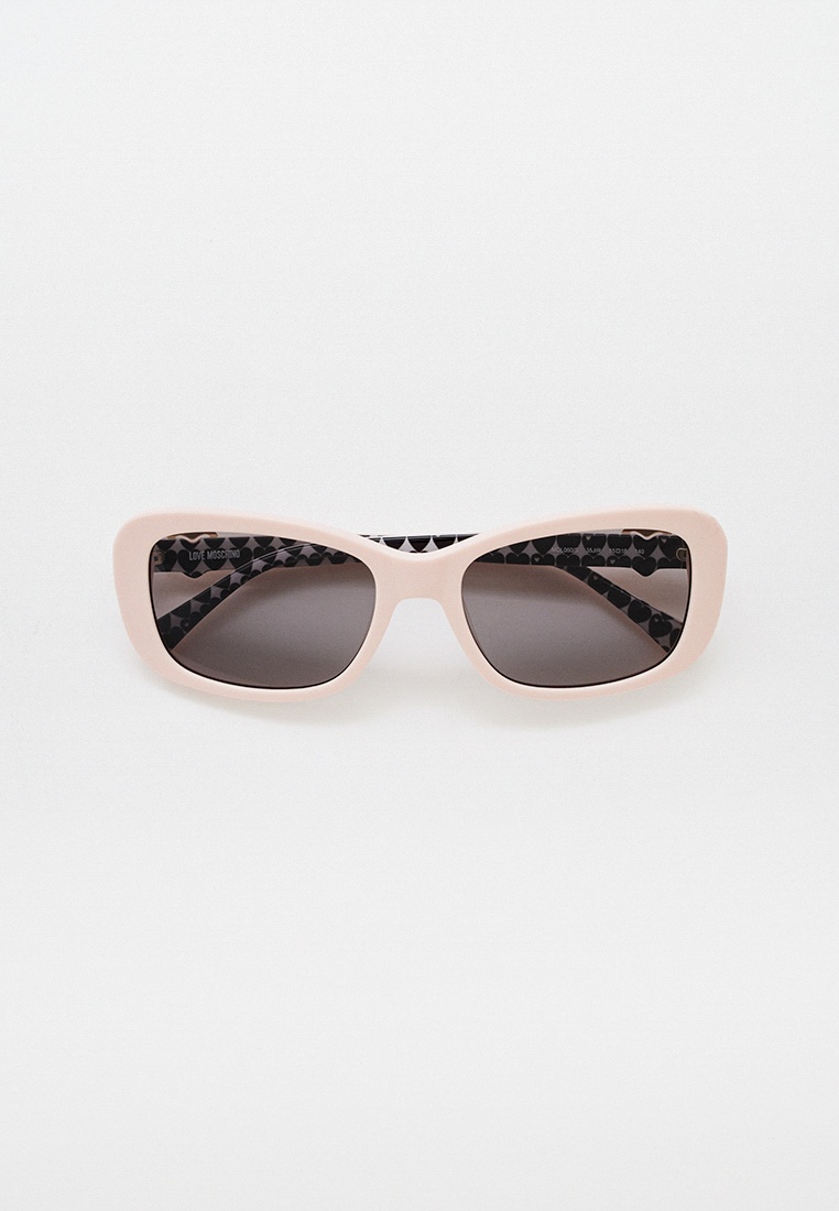 Очки солнцезащитные Love Moschino MOL060/S 35J, цвет: розовый ...