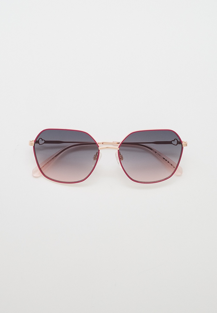 Очки солнцезащитные Love Moschino MOL063/S S45, цвет: фуксия ...