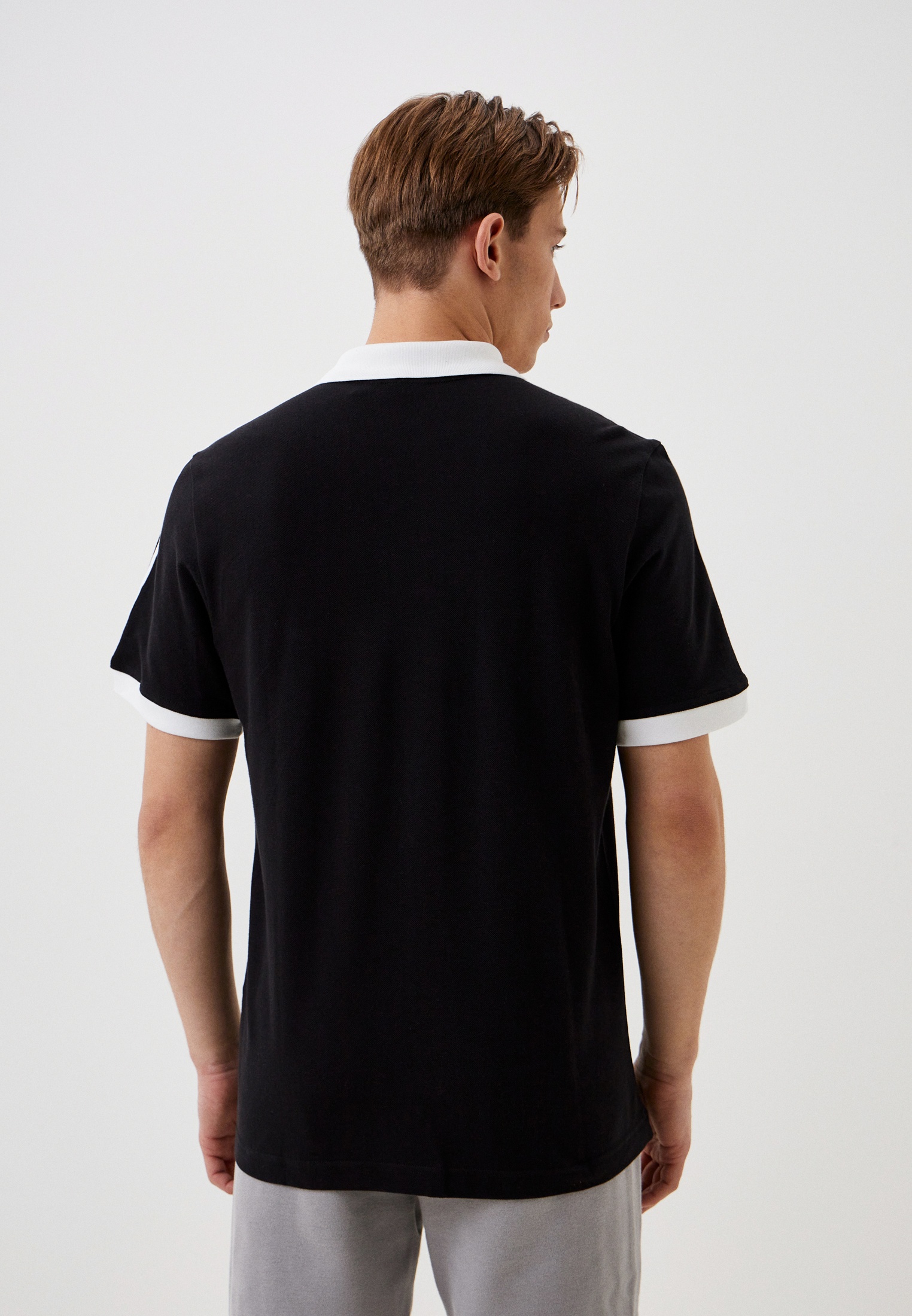 adidas Originals 3 STRIPE POLO RTLACW336801 Lamoda