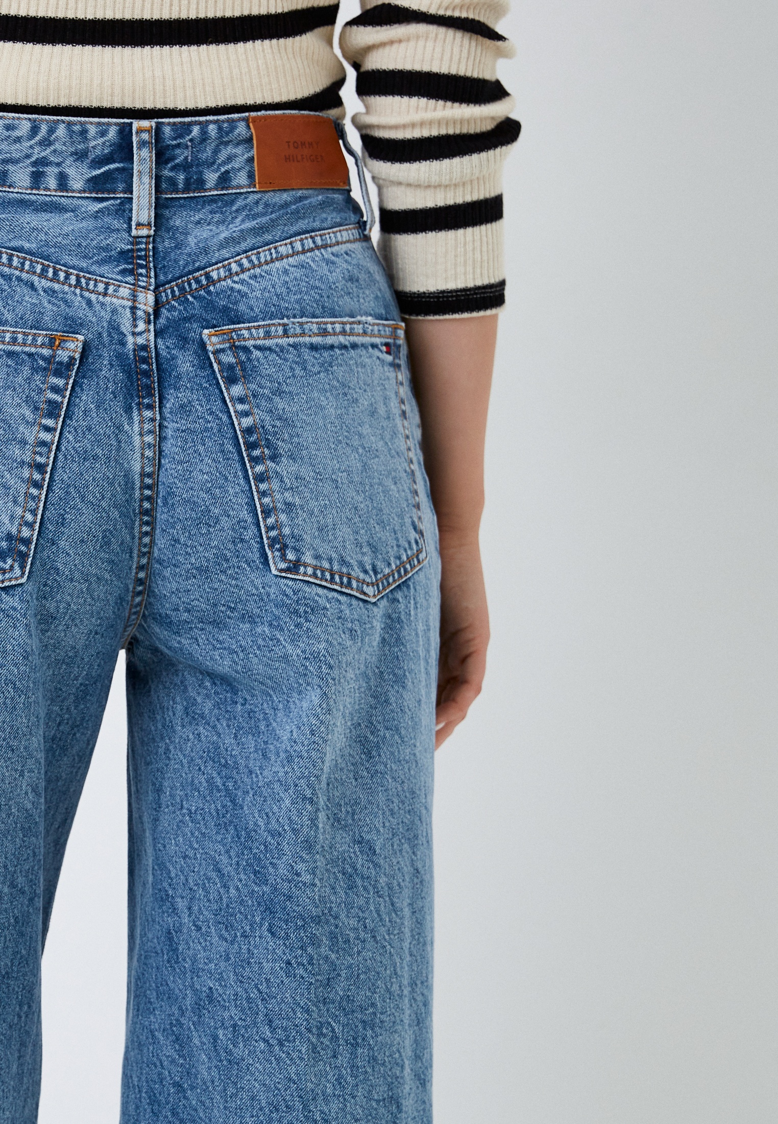 Tommy hilfiger wide leg jeans best sale