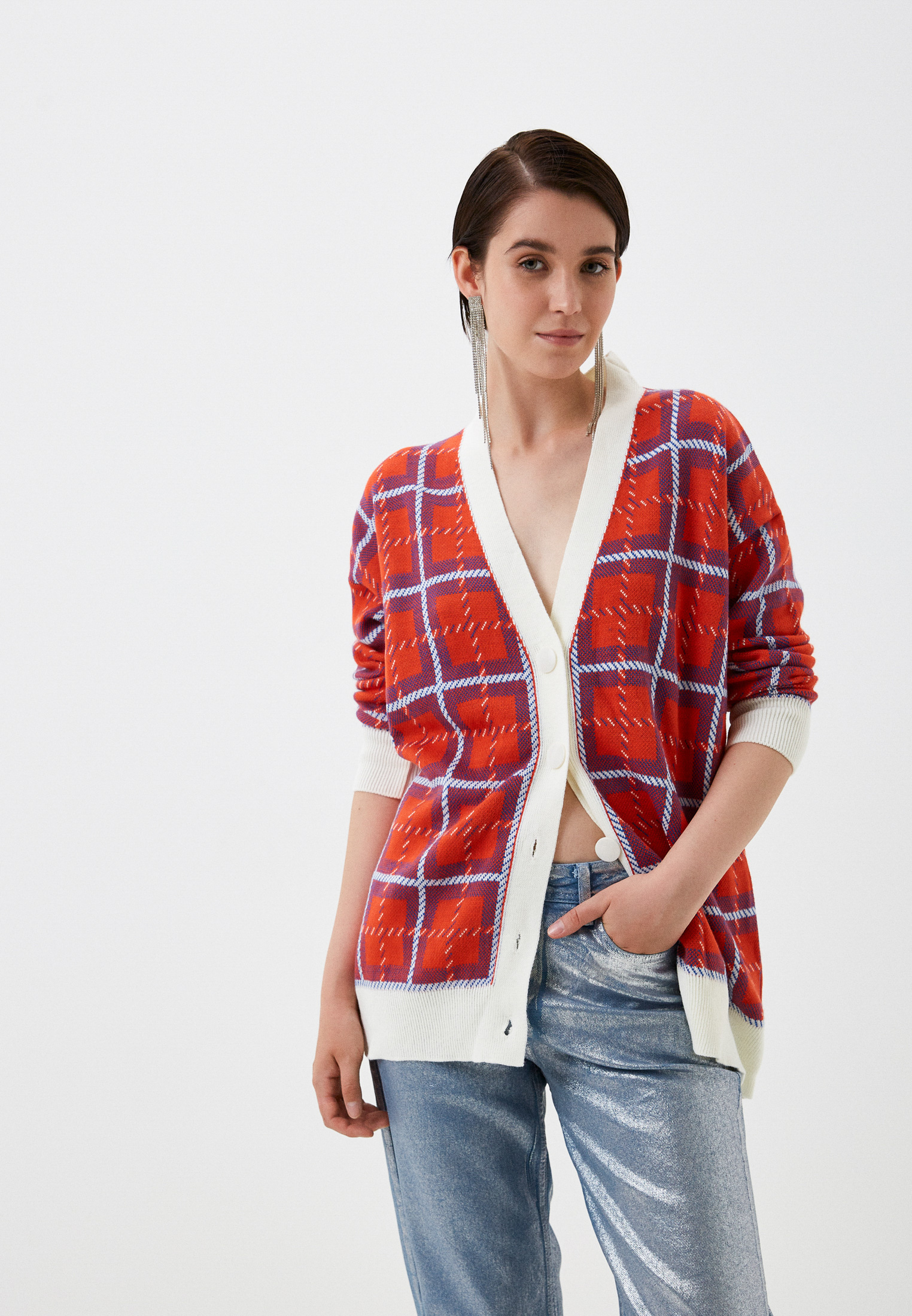 Кардиган Pink Orange, цвет: оранжевый, RTLACW699901 — купить в интернет ...