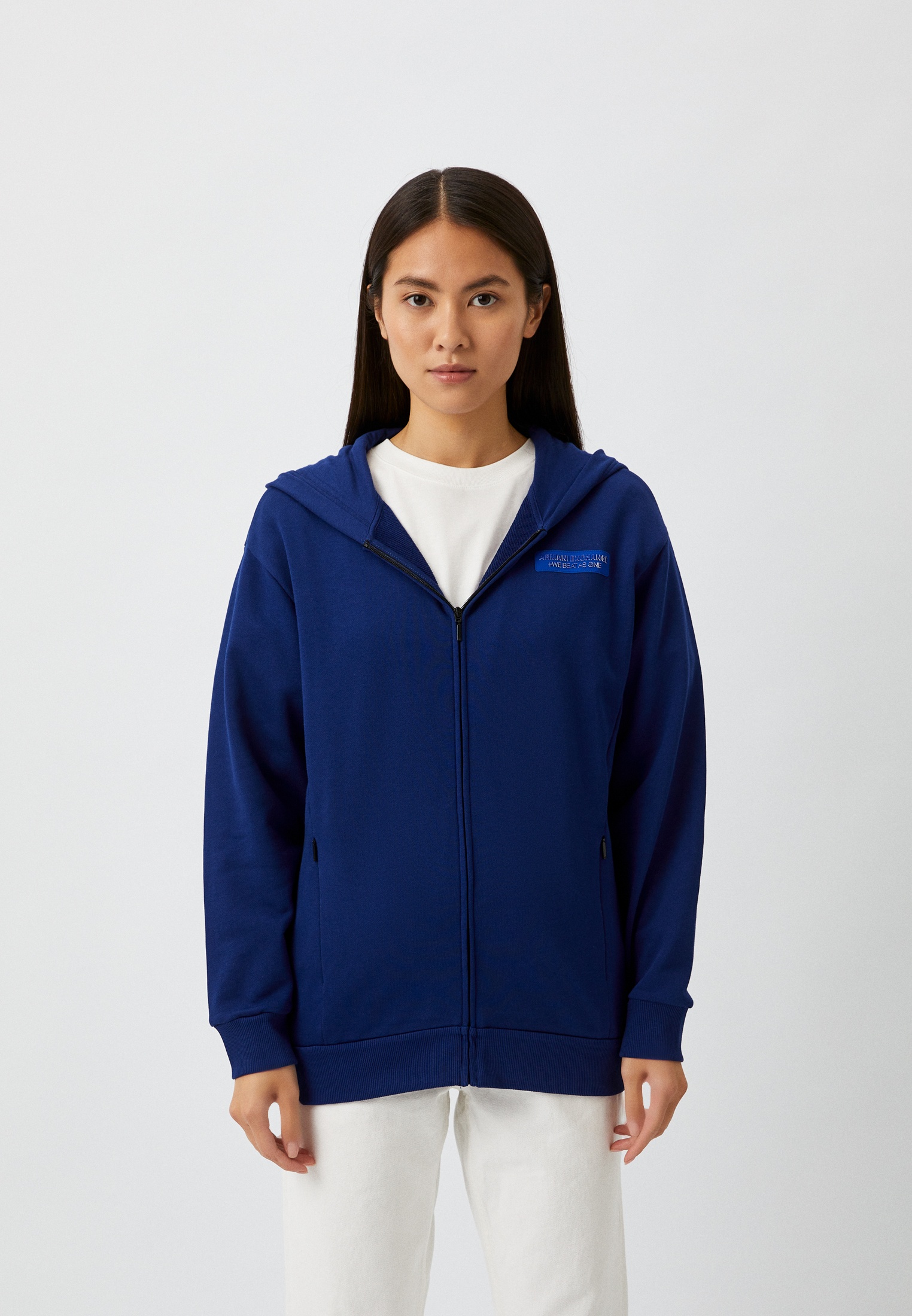 Толстовка Armani Exchange, цвет: синий, RTLACX147601 — купить в ...