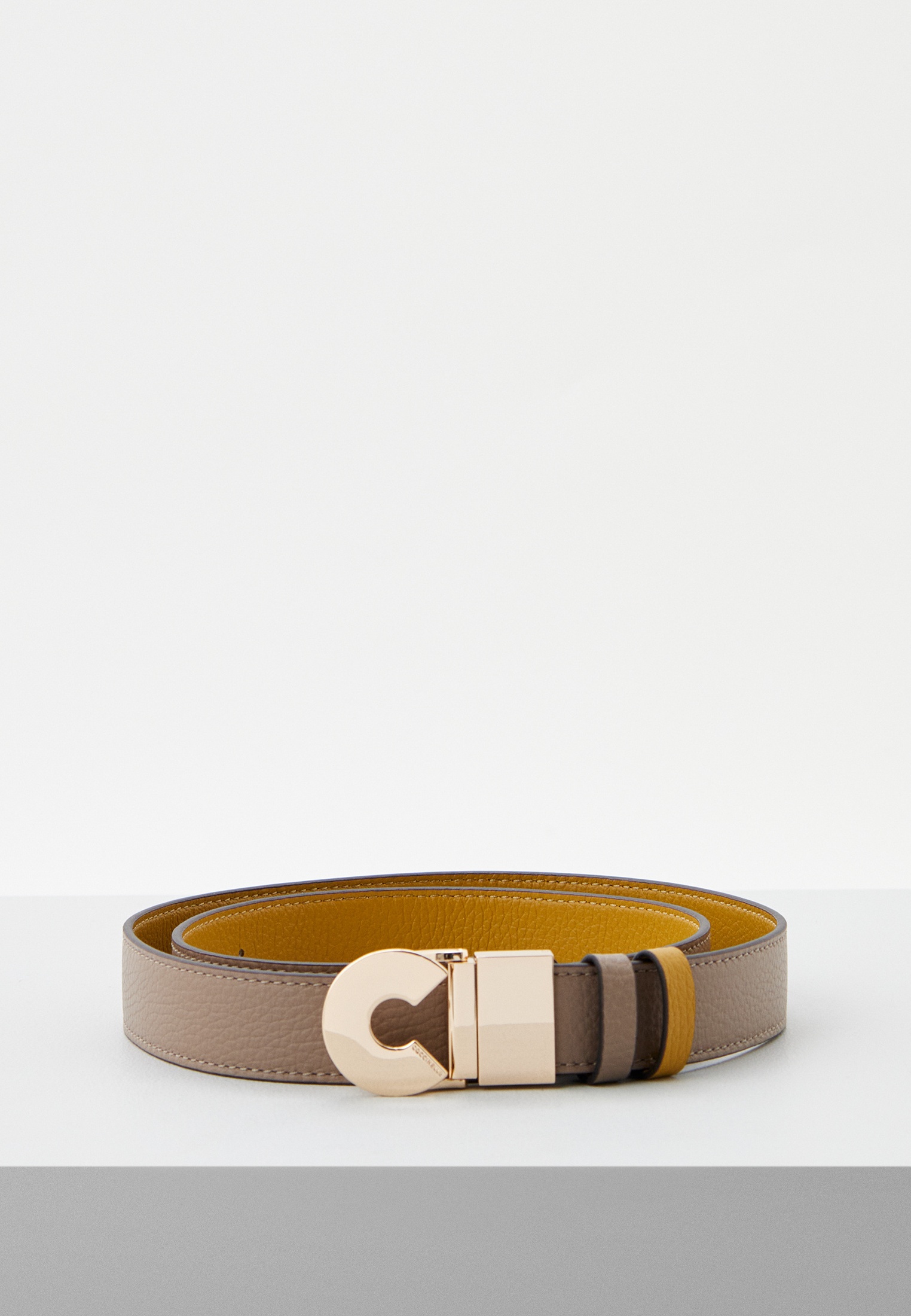 Ремень Coccinelle LOGO C REVERSIBLE, цвет: желтый, RTLACX214301 ...