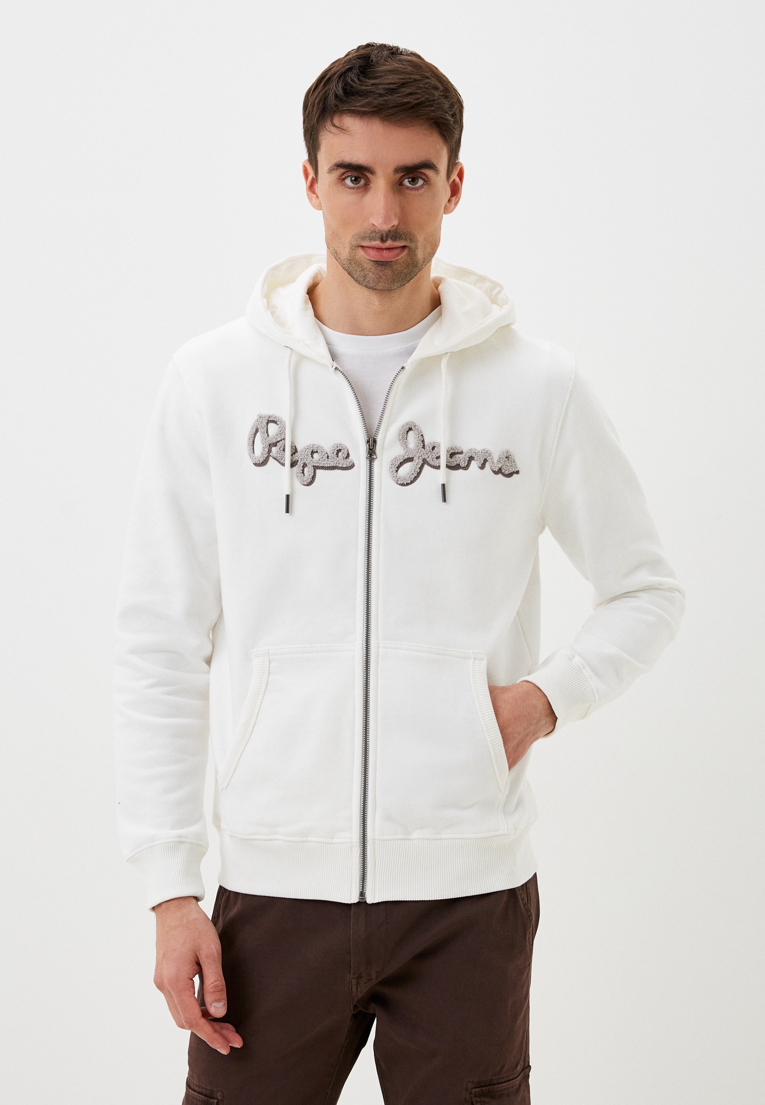 Толстовка Pepe Jeans, цвет: белый, RTLACX273501 — купить в интернет ...