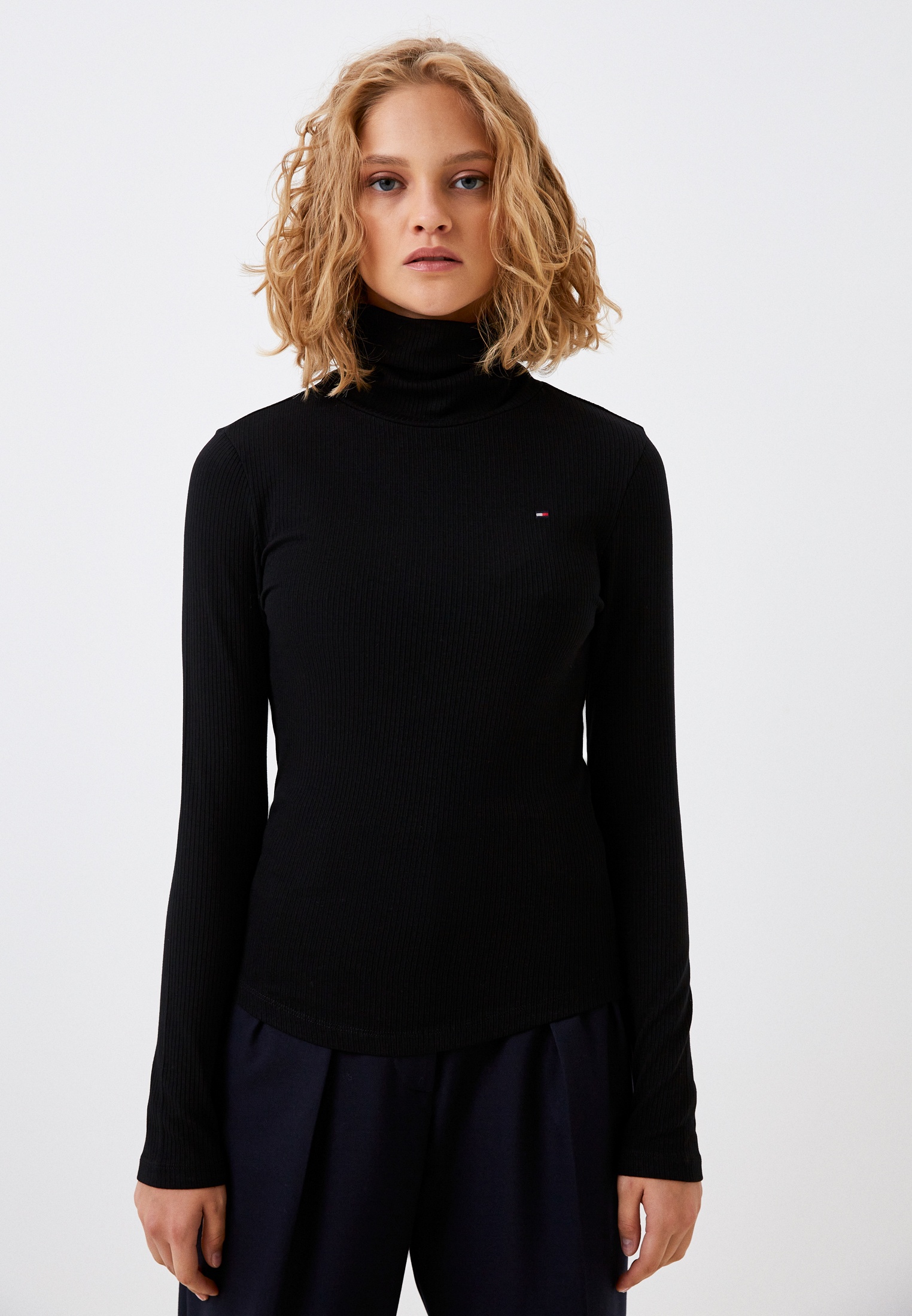 Водолазка Tommy Hilfiger, цвет: черный, RTLACX344601 — купить в ...