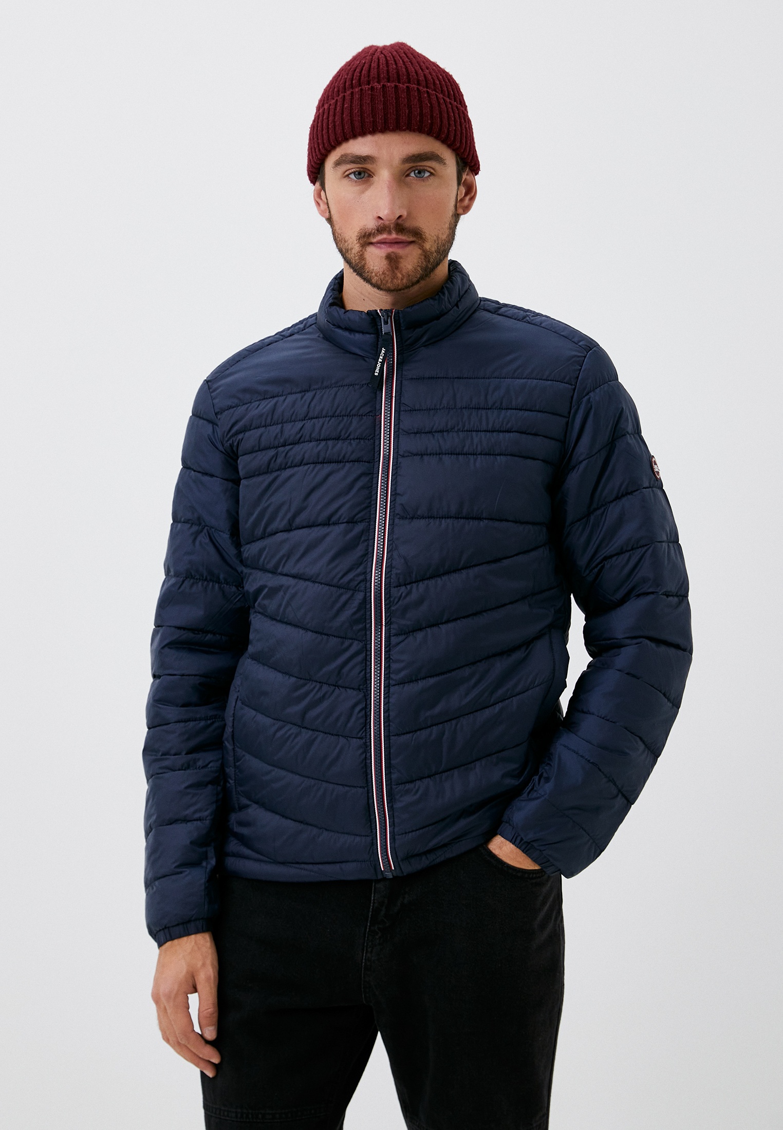 Куртка утепленная Jack & Jones, цвет: синий, RTLACX363301 — купить в ...