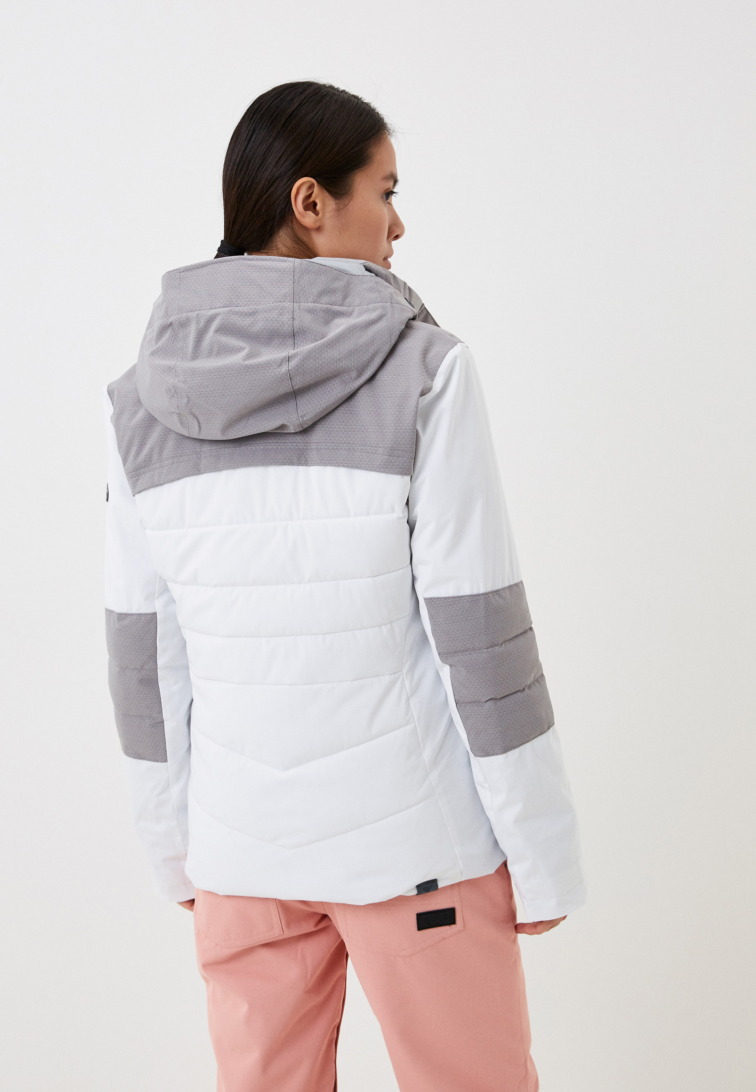 Купить женскую Сноубордическая Куртка Dakota Angora белый, черный от Roxy  по выгодной цене за 30190 Р